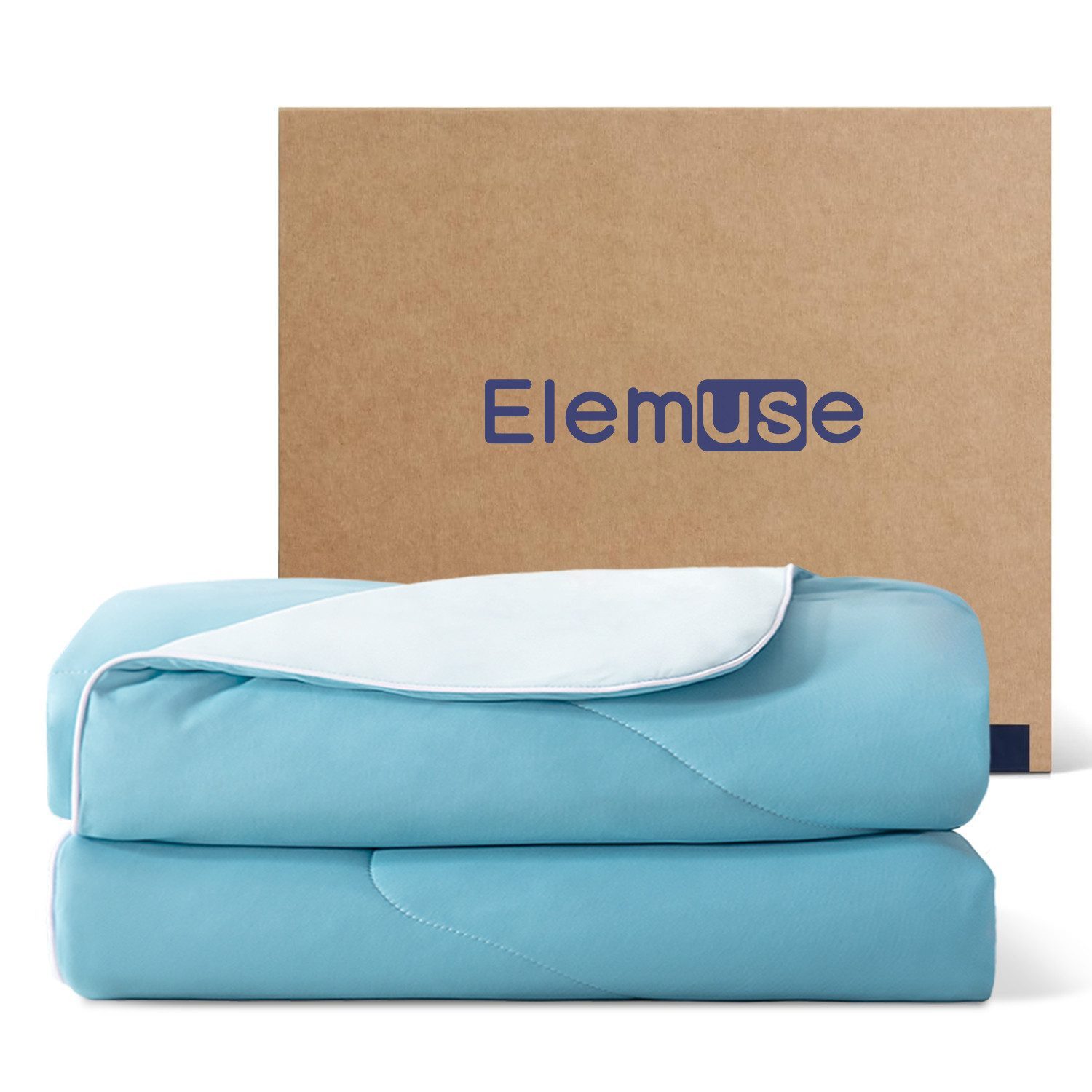 Elemuse Sommerbettdecke Kühldecke Sommerdecke, Selbstkühlende Atmungsaktive Extraleicht Decke, Füllung: 30% Lenzing Tencel und 70% Polyester (63% Polyester und 37% SORONA), Kühlfaser Wohndecke für Sommer, OEKO-TEX®