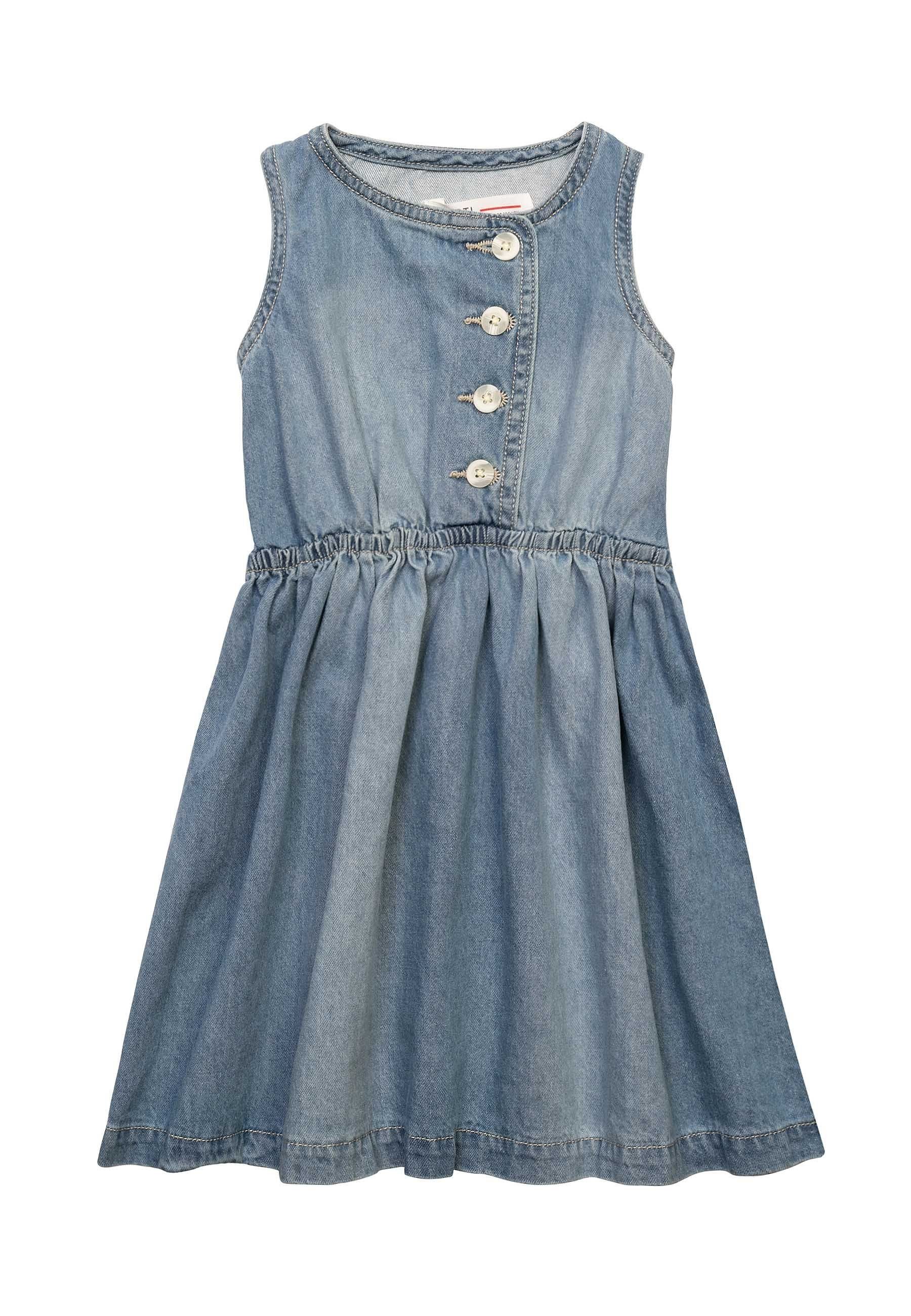 MINOTI Jeanskleid Kleid mit Trägern (1y-8y)