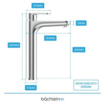 Bächlein Badarmatur Keila - hoch