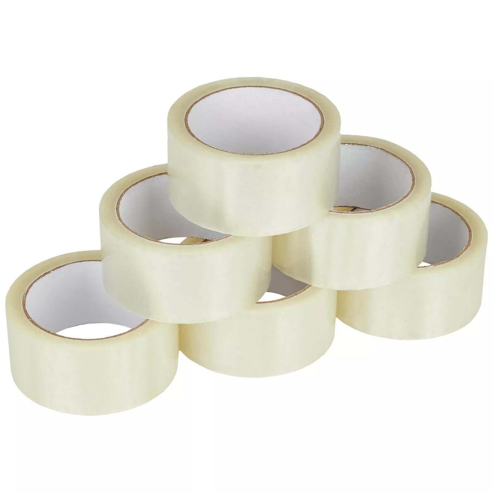 Fiducia Paket-Klebeband [72ERPACK] Paketband transparent 48mm x 66m Paketband (72-St) Packband durchsichtig Klebeband