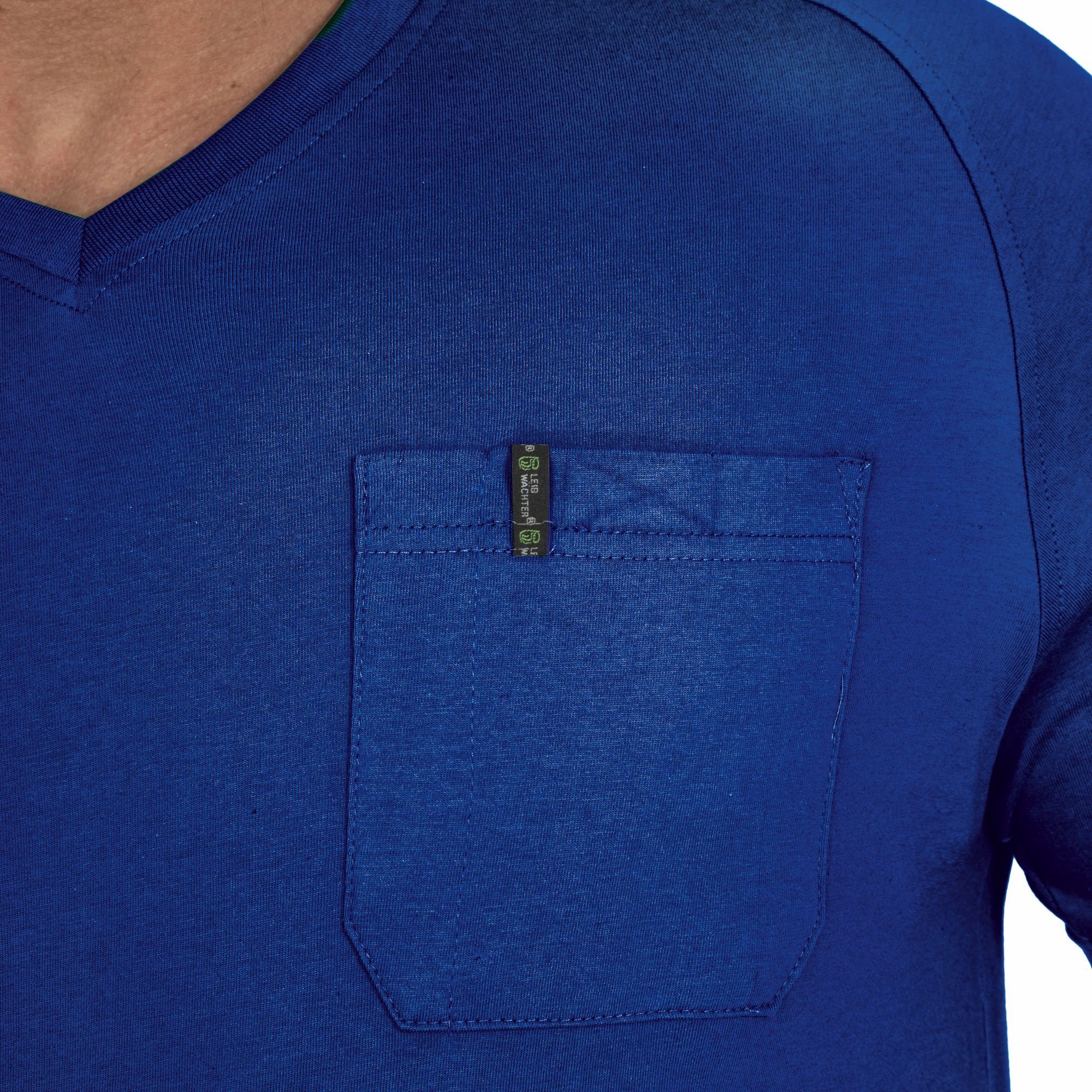 Leibwächter T-Shirt Flex-Line Herren T-Shirt (Funktions T-Shirt aus Baumwollmischung, mit Brusttasche) pflegeleichtes, atmungsaktives & antibakterielles Arbeitsshirt