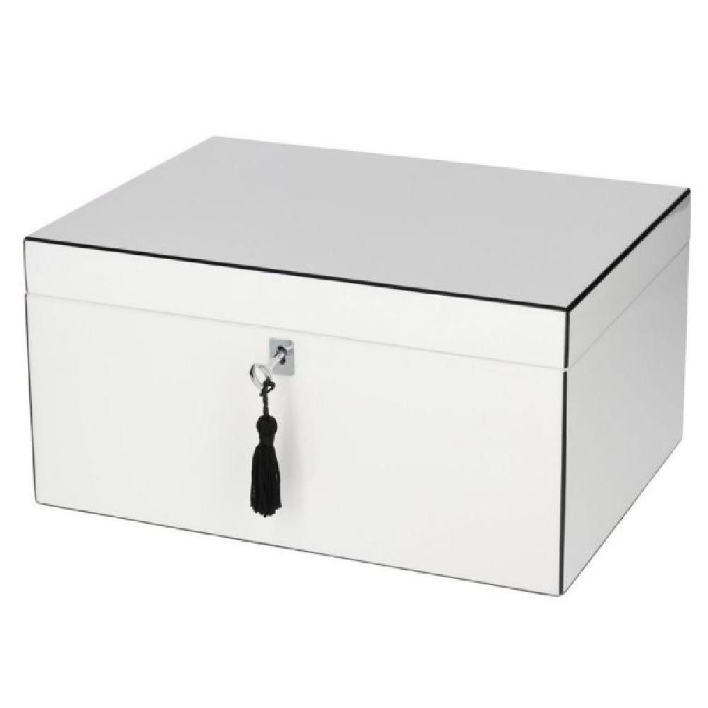 Giftcompany Schmuckkassette Schmuckkasten Schmuckbox Tang Weiß (31x23cm)