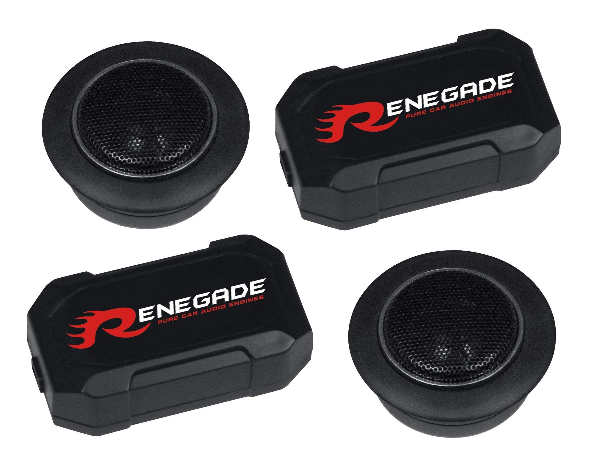 Renegade RX 6.2T (Renegade Gewebe Hochtöner Frequenzweichen) Frequenzweichen RX Gewebe Auto-Lautsprecher mit mit Hochtöner 6.2T