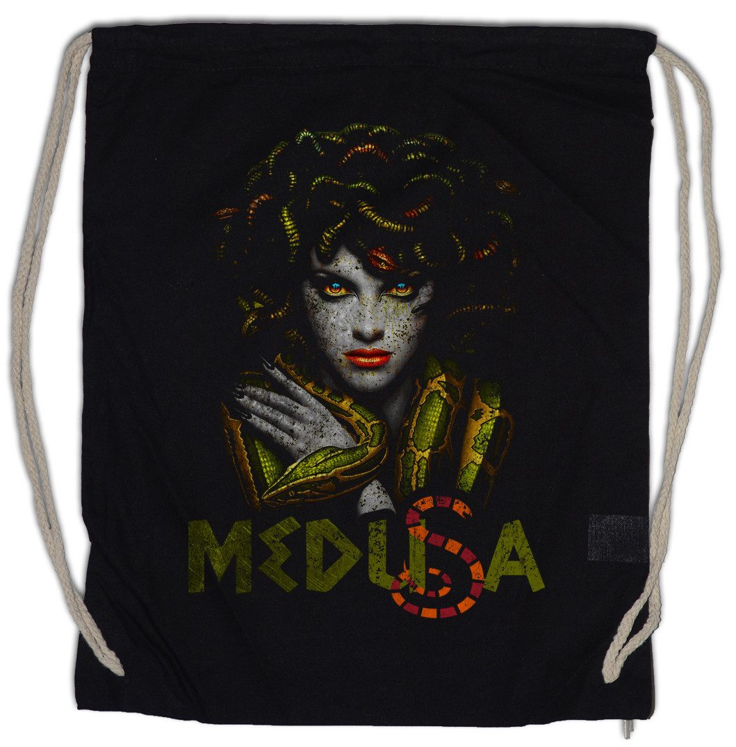 Turnbeutel Medusa Turnbeutel Gorgone Schlangen Schlangenkopf Snakes Zeus Odysseus