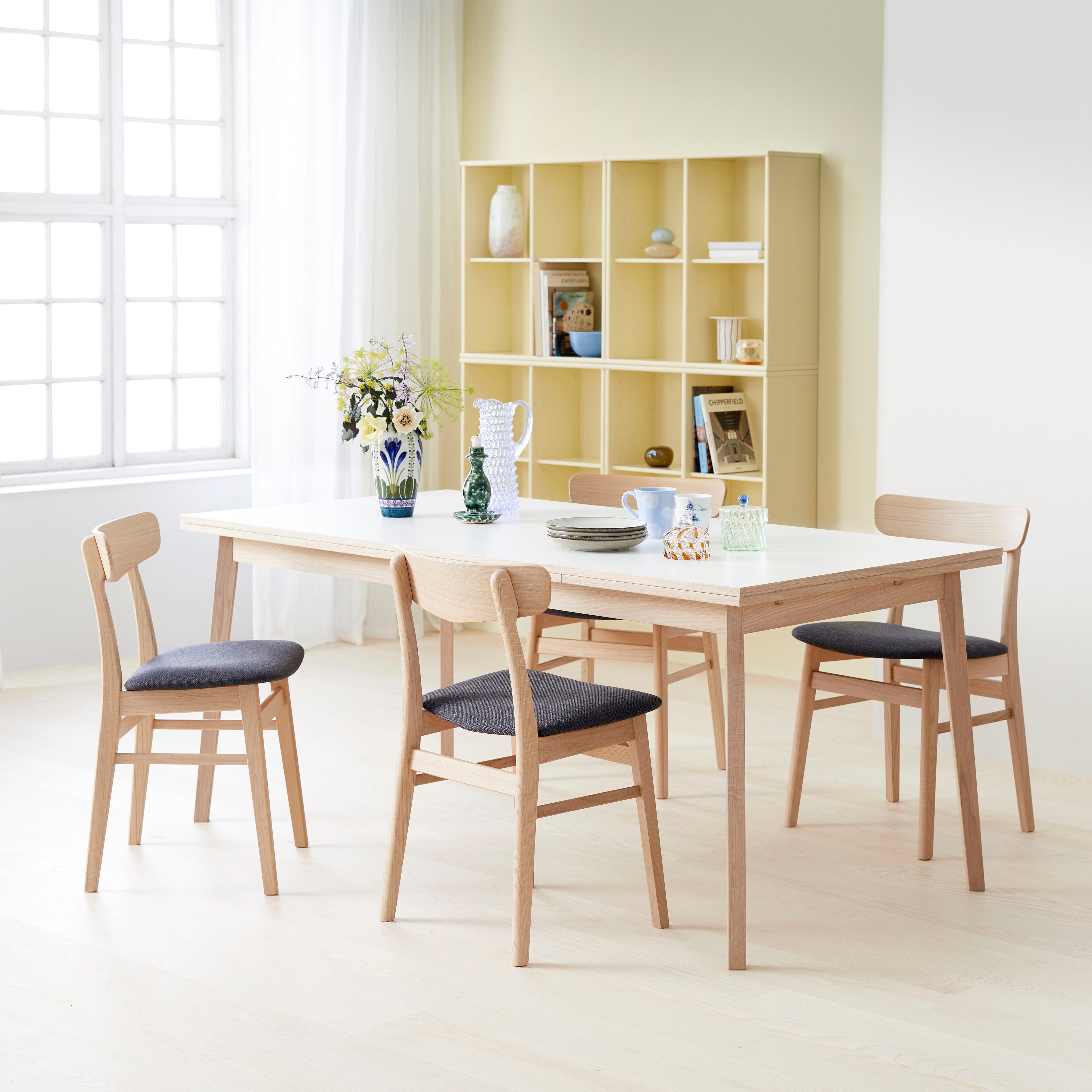 Hammel Furniture Esstisch Esstisch Basic Single – ausziehbar, dänisches Design, robust, Flexibel erweiterbar 120–220 cm – stabil aus Massivholz