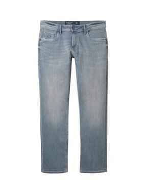 TOM TAILOR Straight-Jeans Marvin Straight Jeans mit recycelter Baumwolle