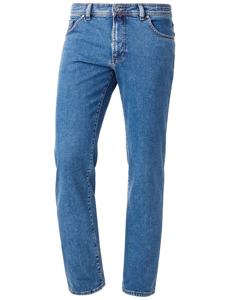 Pierre Cardin 5-Pocket-Jeans PIERRE CARDIN DIJON natural indigo 3880 122.01 Konfektionsgröße/Übergr | Loose Fit Jeans