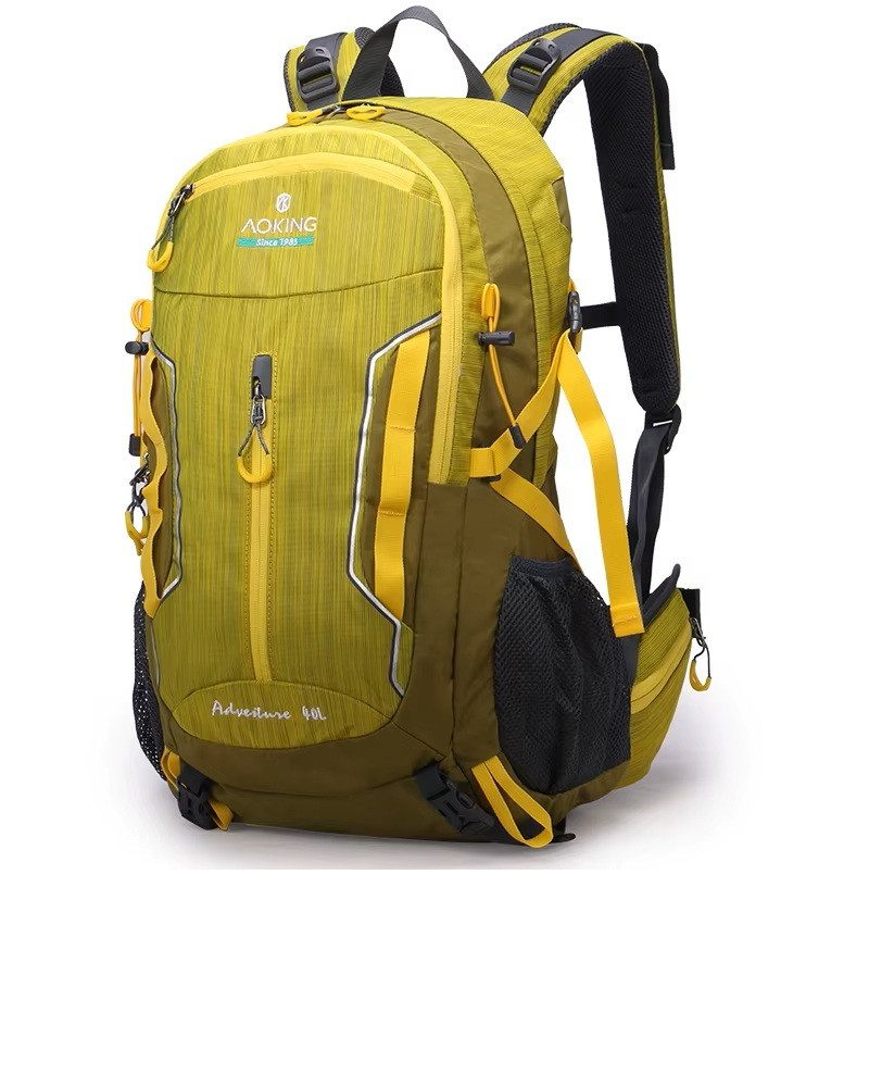 SHG Trekkingrucksack ⌂ Tourenrucksack Alpinrucksack Wanderrucksack Bergsteigerrucksack (Trekkingrucksack Hochtourenrucksack Freizeitrucksack, Farbe: Grün, Rucksack Sportrucksack Reiserucksack Kletterrucksack), Rucksack Sportrucksack Reiserucksack Kletterrucksack