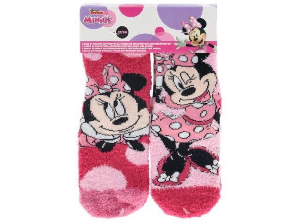 Disney Minnie Mouse ABS-Socken 2er Pack Anti-Rutsch-Socken Stoppersocken Minnie Mouse