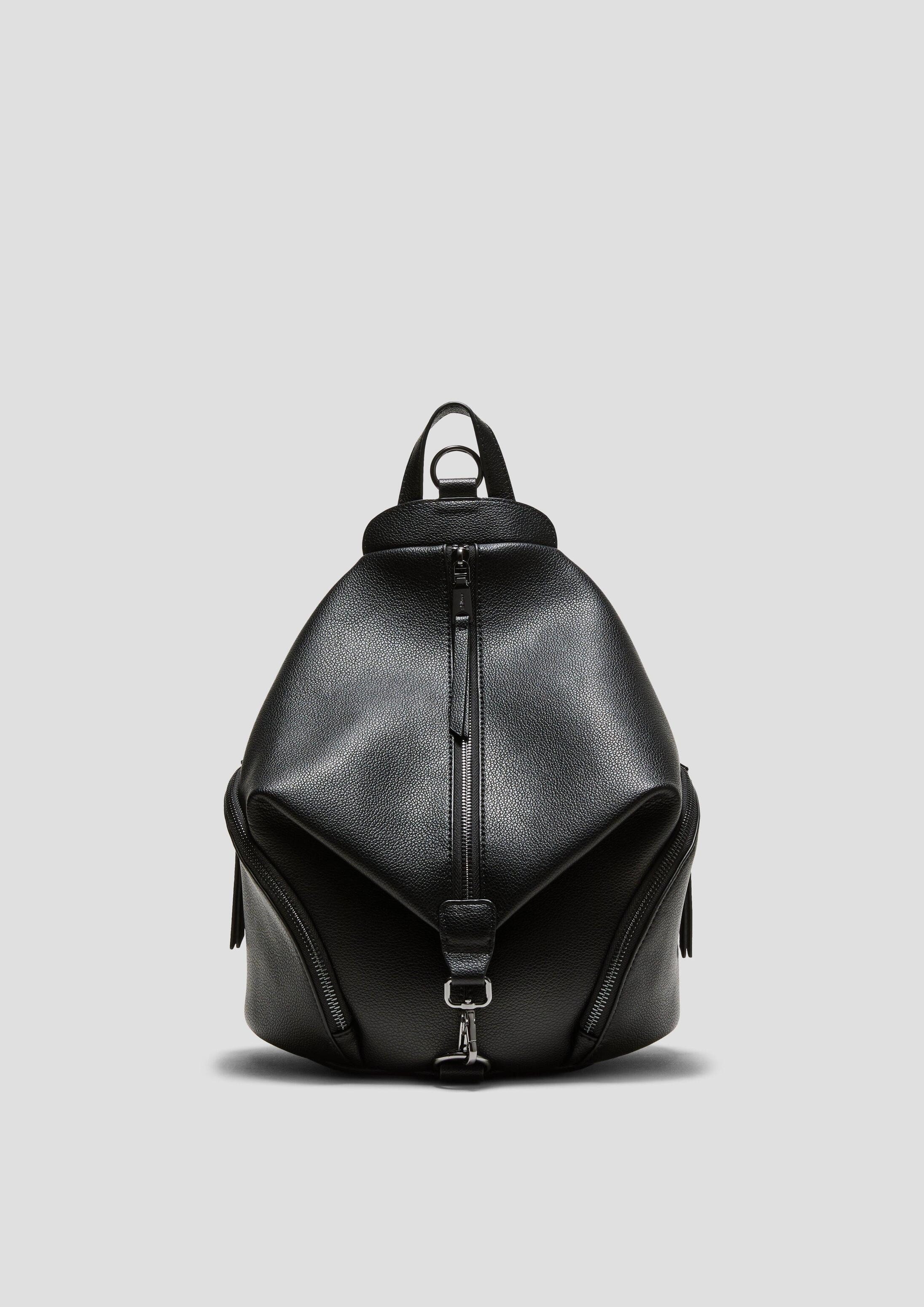 s.Oliver Rucksack Tasche, Rucksack aus Lederimitat