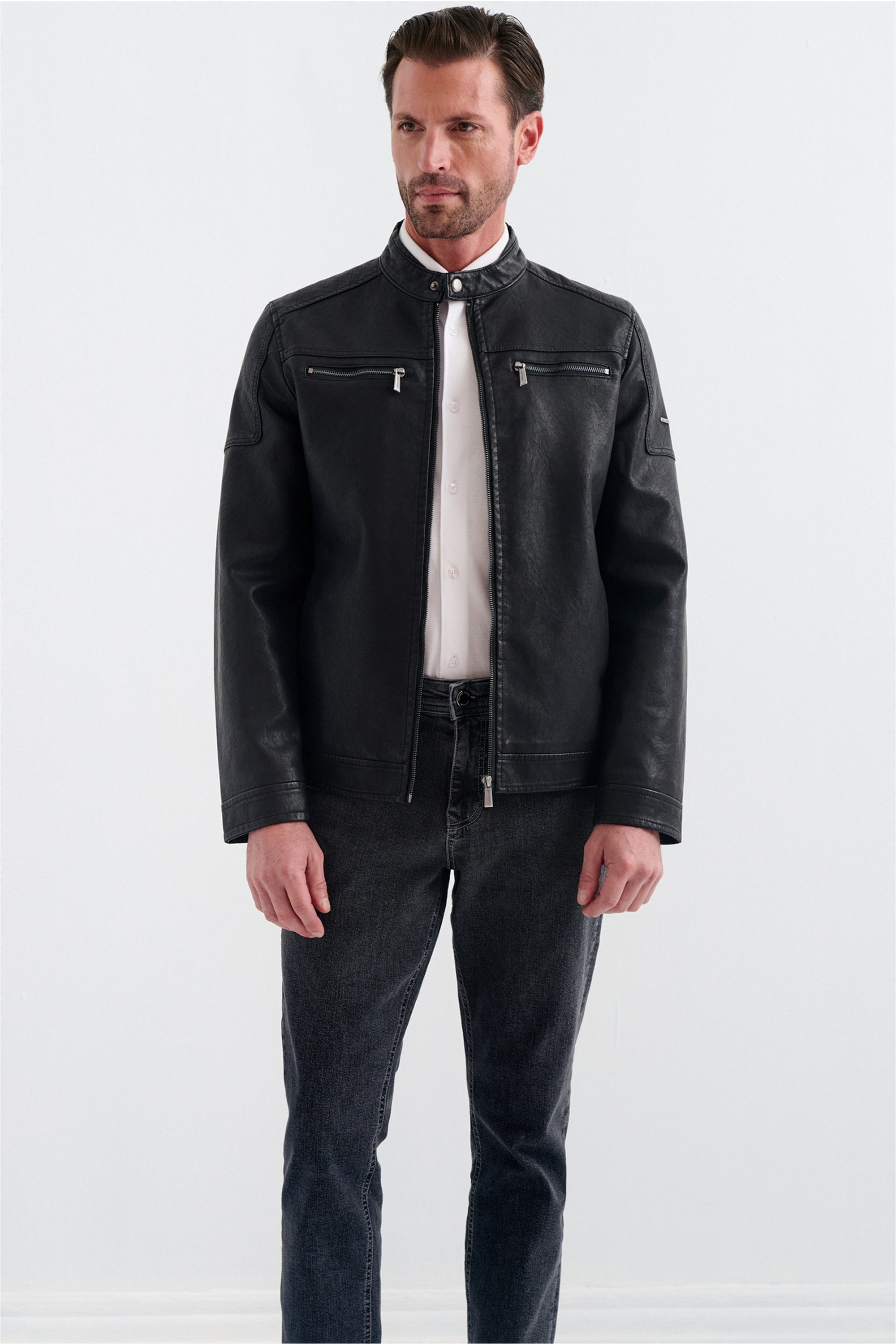 Pierre Cardin Lederimitatjacke Hadrien in Lederoptik