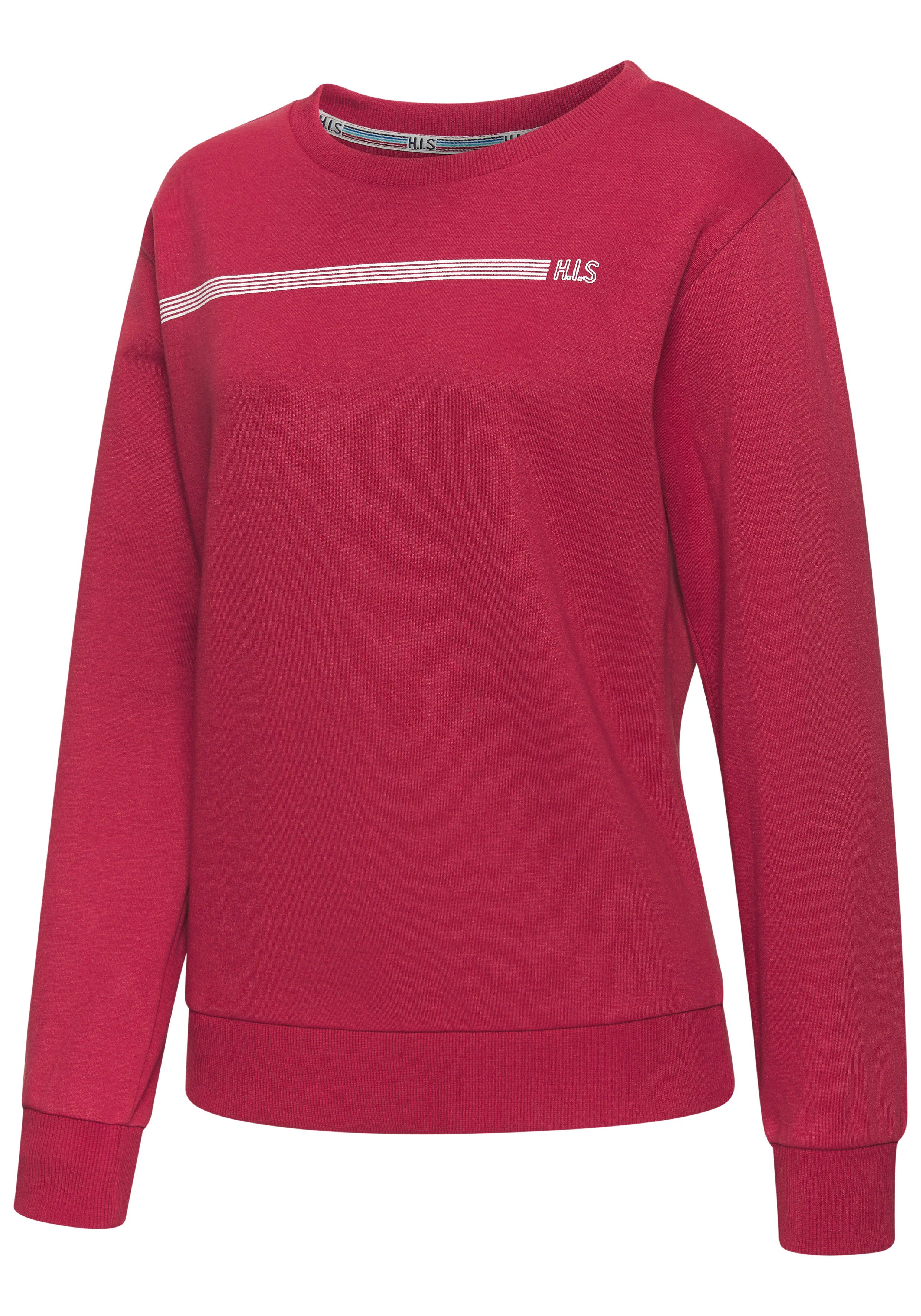H.I.S Sweatshirt Basic mit Logodruck, Loungewear