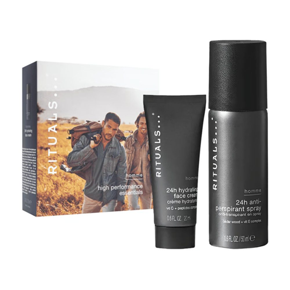 Rituals Pflege-Geschenkset Rituals Homme High Performance Essentials For Men Pflegeset, 2-tlg., Hochwertiges Pflege-Set für Männer mit intensiver Wirkung