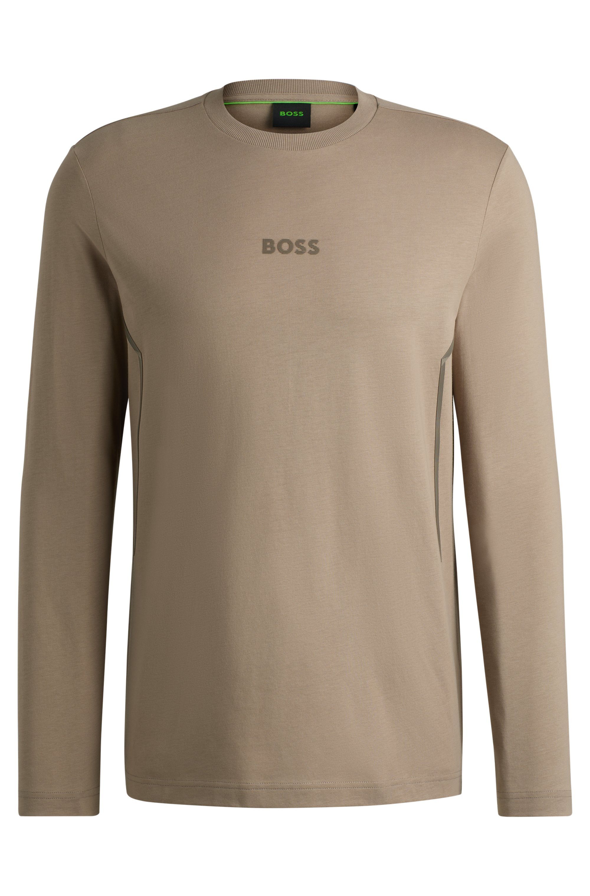 BOSS GREEN Langarmshirt Togn Mirror mit Markenlabel günstig online kaufen