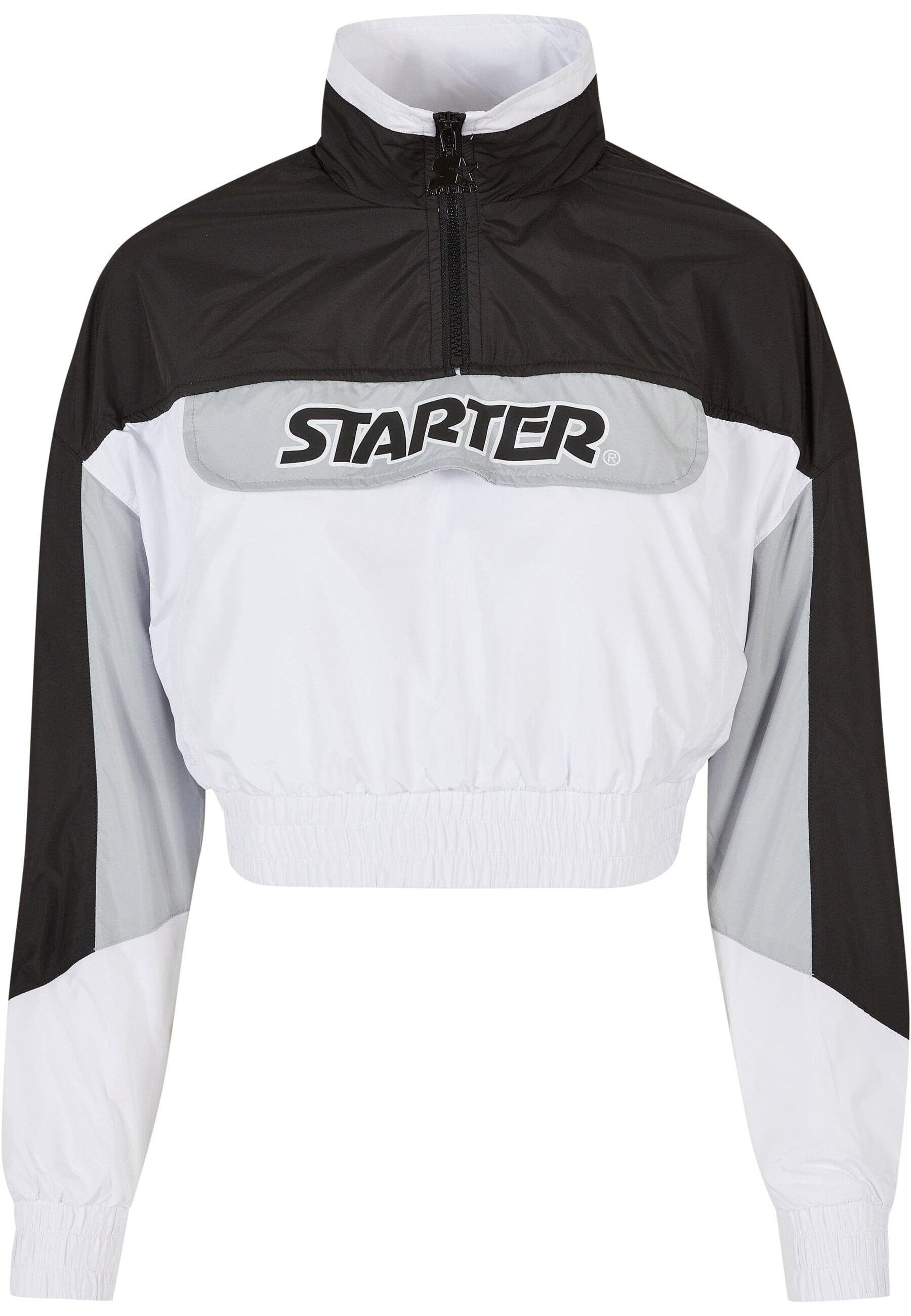 Starter Black Label Outdoorjacke Ladies Over (1-St) Pull black/white Colorblock Starter Jacket Damen