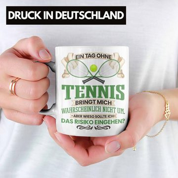 Trendation Tasse Trendation - Tennis Tasse Geschenk für Tennis-Spieler Spielerin Lustig