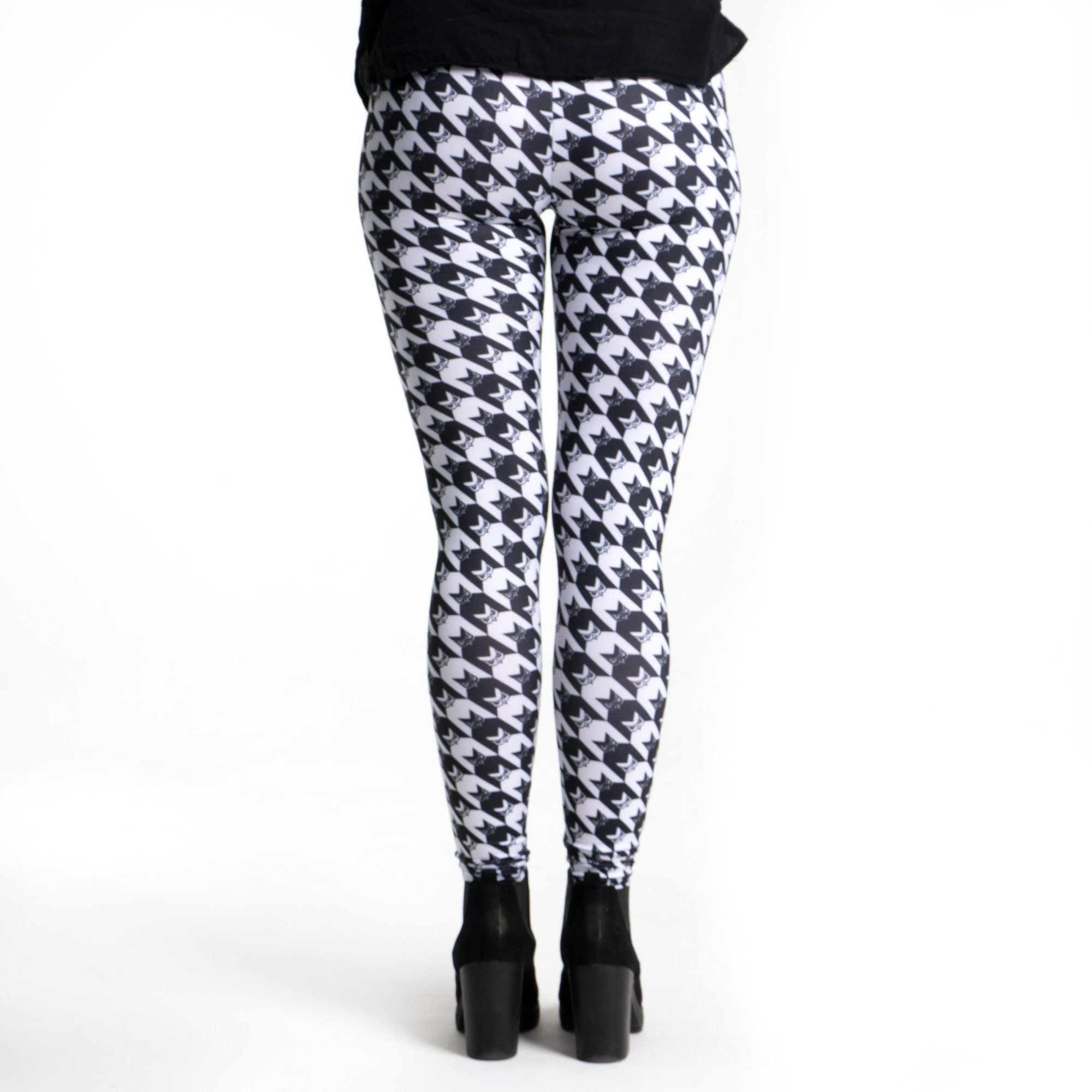 cosey Leggings Business Line Leggings (Einheitsgröße XS-L) Eulen