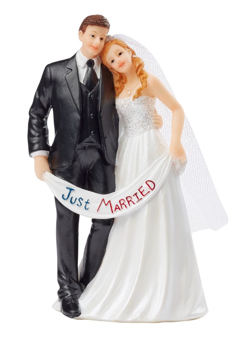 Dekofigur Hochzeitspaar Just Married
