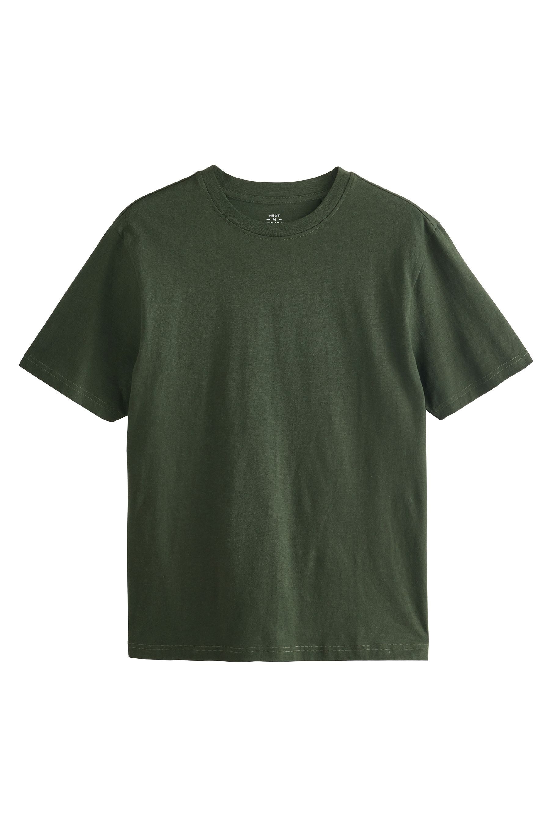 Next T-Shirt Kurzärmeliges Slub T-Shirt aus günstig online kaufen
