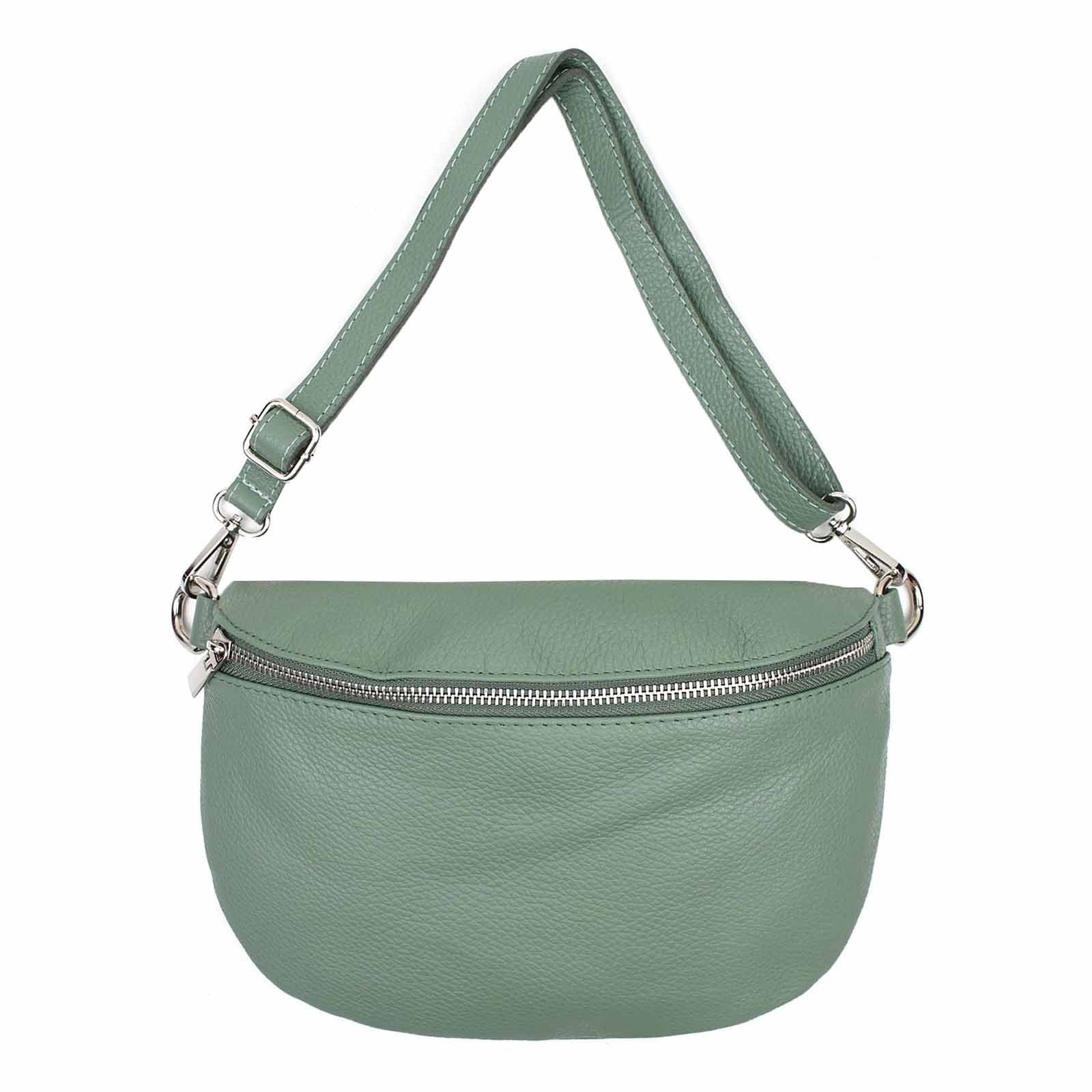 ITALYSHOP24 Bauchtasche Damen Leder Gürteltasche Hüfttasche günstig online kaufen