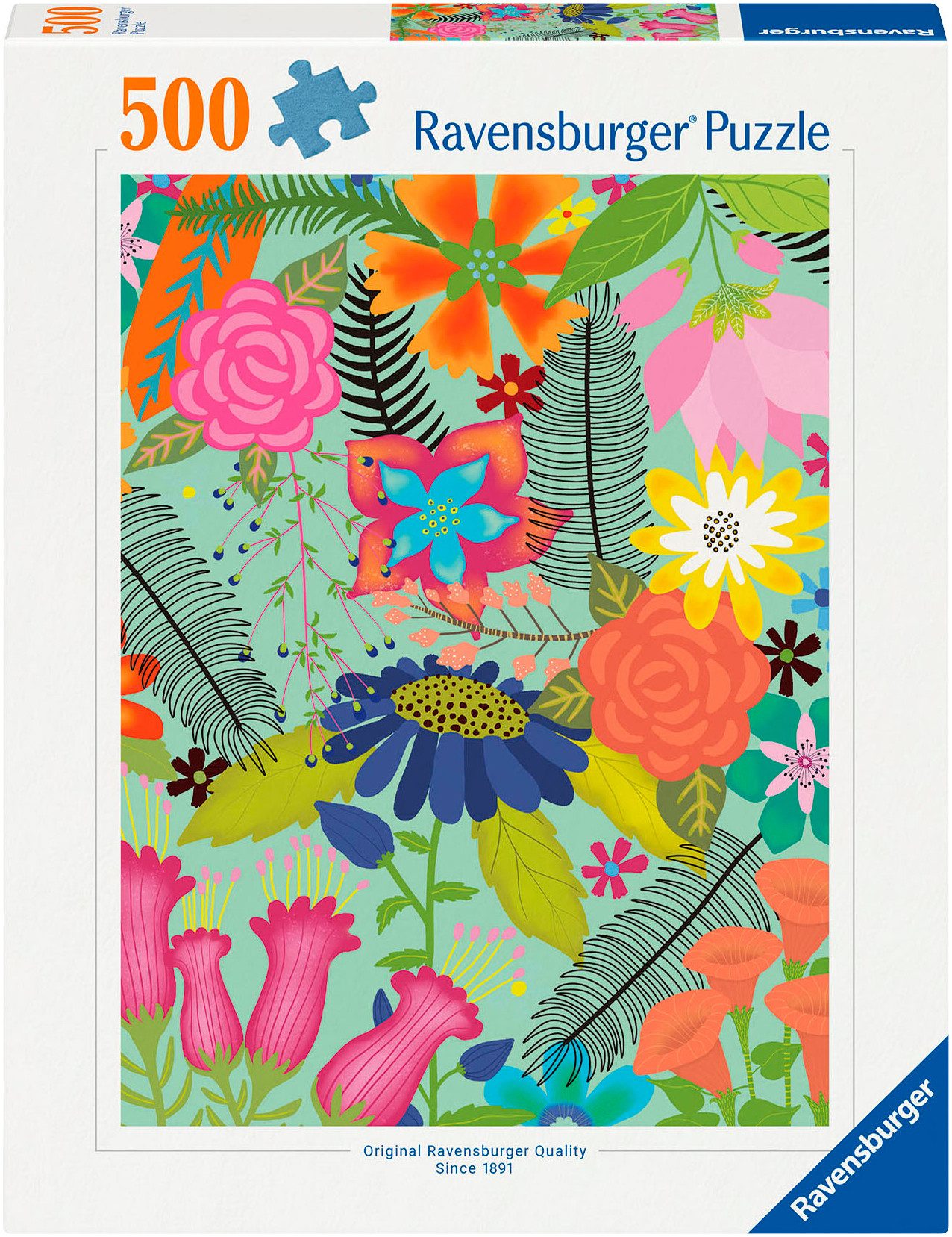 Ravensburger Puzzle Blumenjungle, 500 Puzzleteile, Made in Germany günstig online kaufen