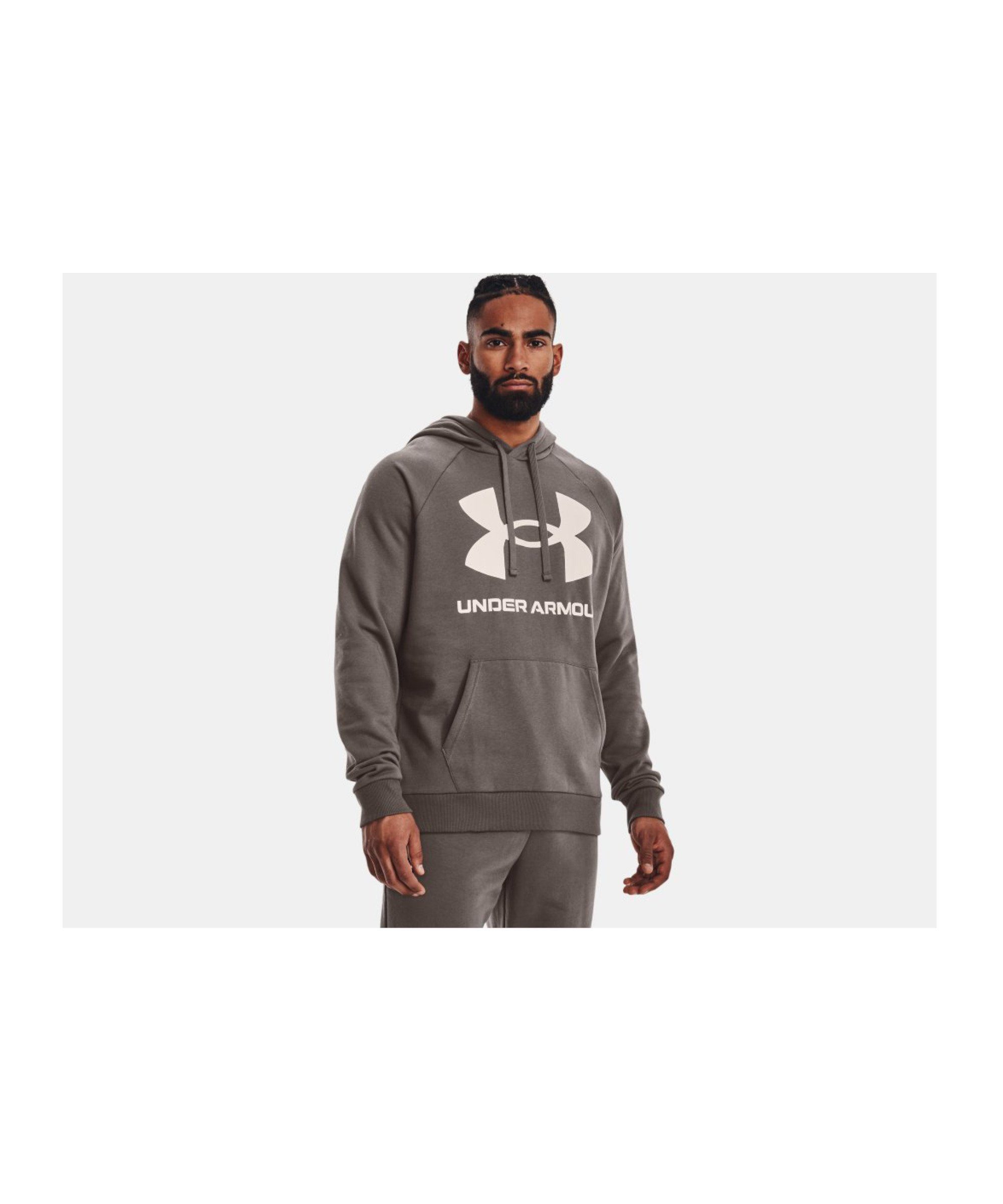 Under Armour® Lauftop Under Armour Rival Fleece Big Logo Hoody cotton
