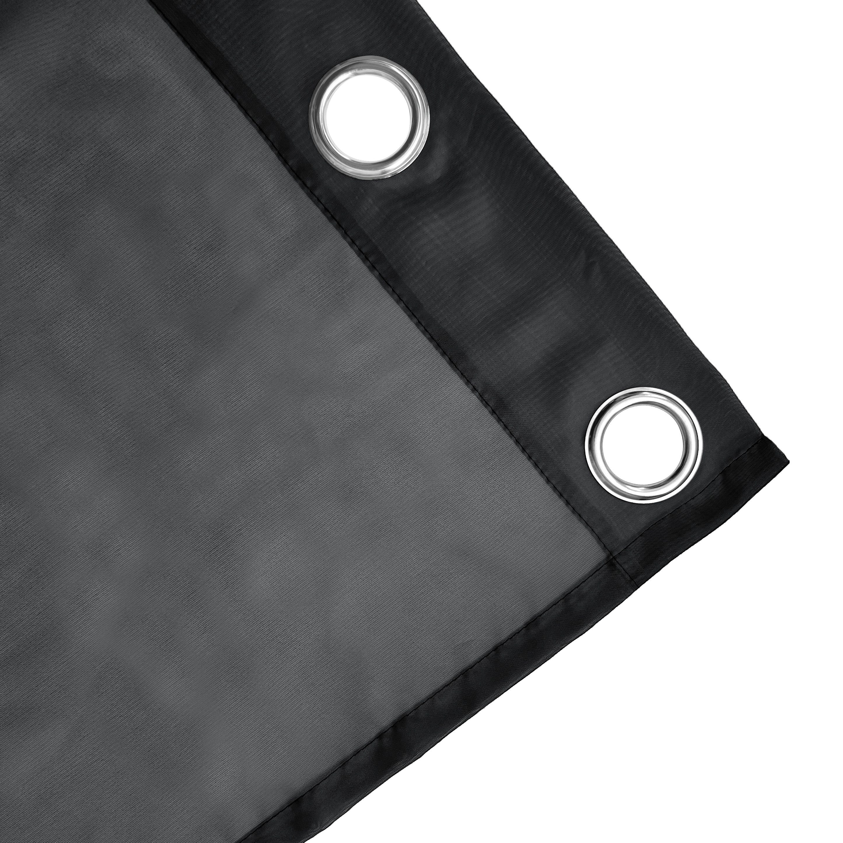 OTTO home Gardine XANA 1er- und 2er Pack mit Ösen, Topseller! (1 St), Ösen, transparent, Voile, einfarbig, 1 bzw. 2er Set, pflegeleicht, Kundenliebling – Bild 5 von 5