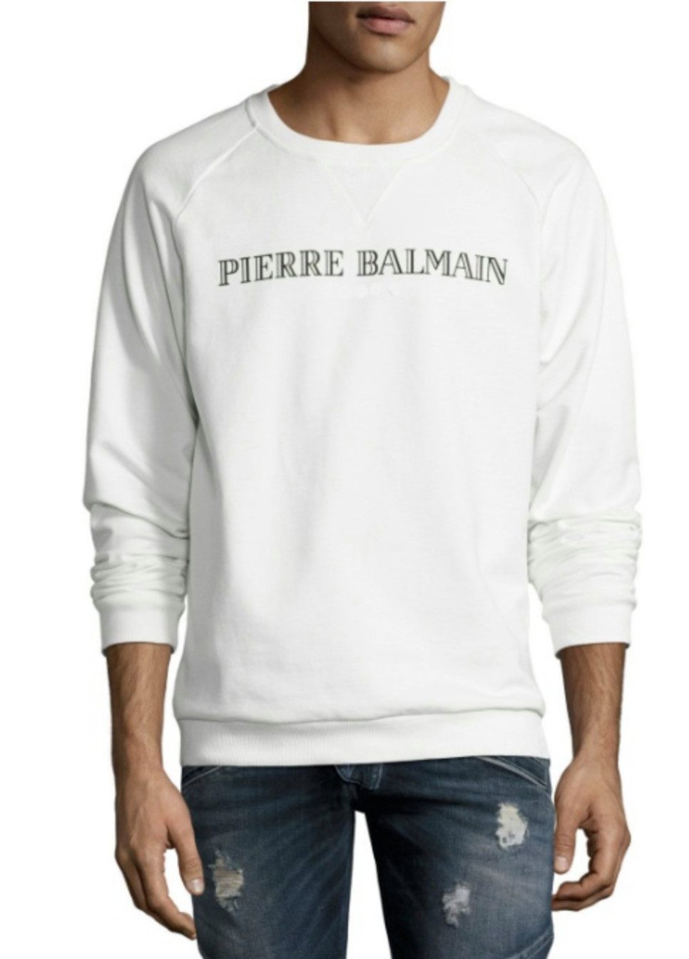 Balmain Paris Sweatshirt Pierre Balmain Sweatshirt Logo Sweater Jumper Pulli Pullover