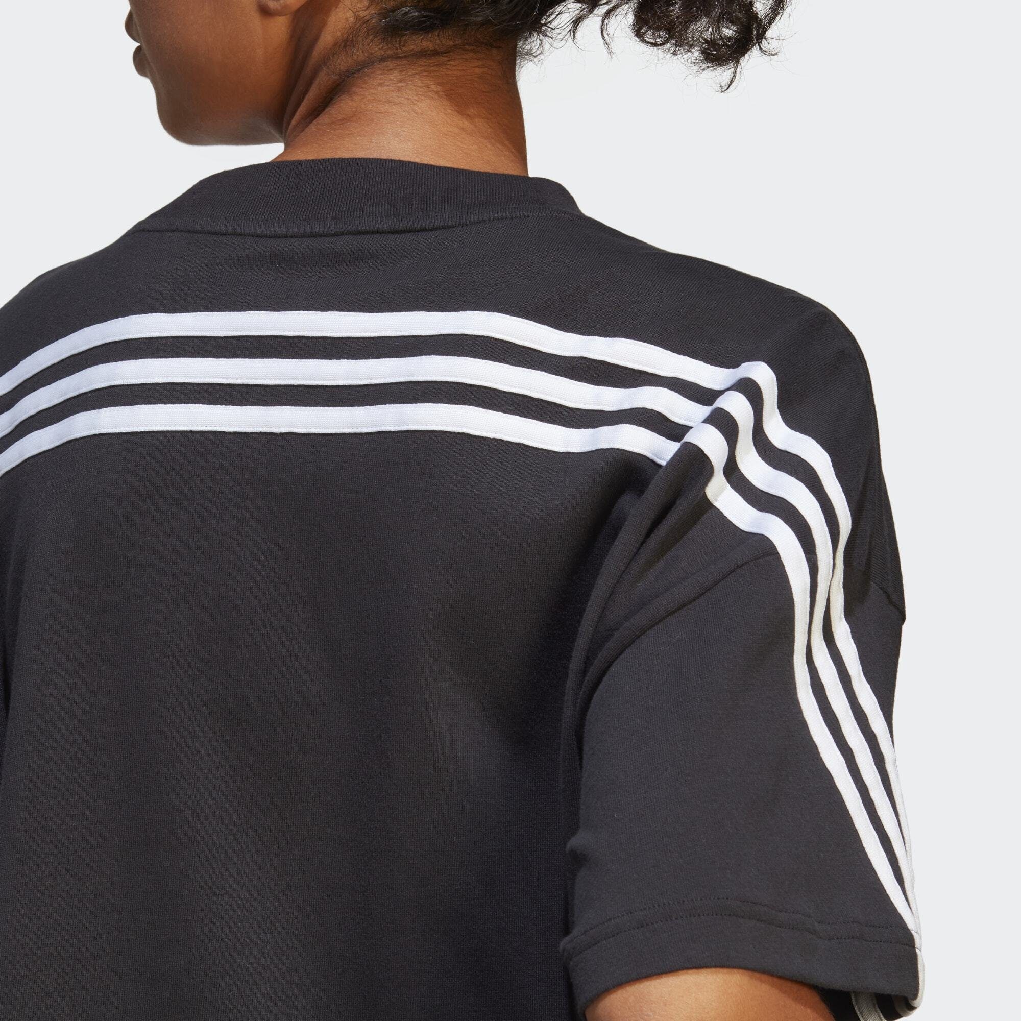 adidas Sportswear T-Shirt FUTURE ICONS T-SHIRT 3-STREIFEN Black