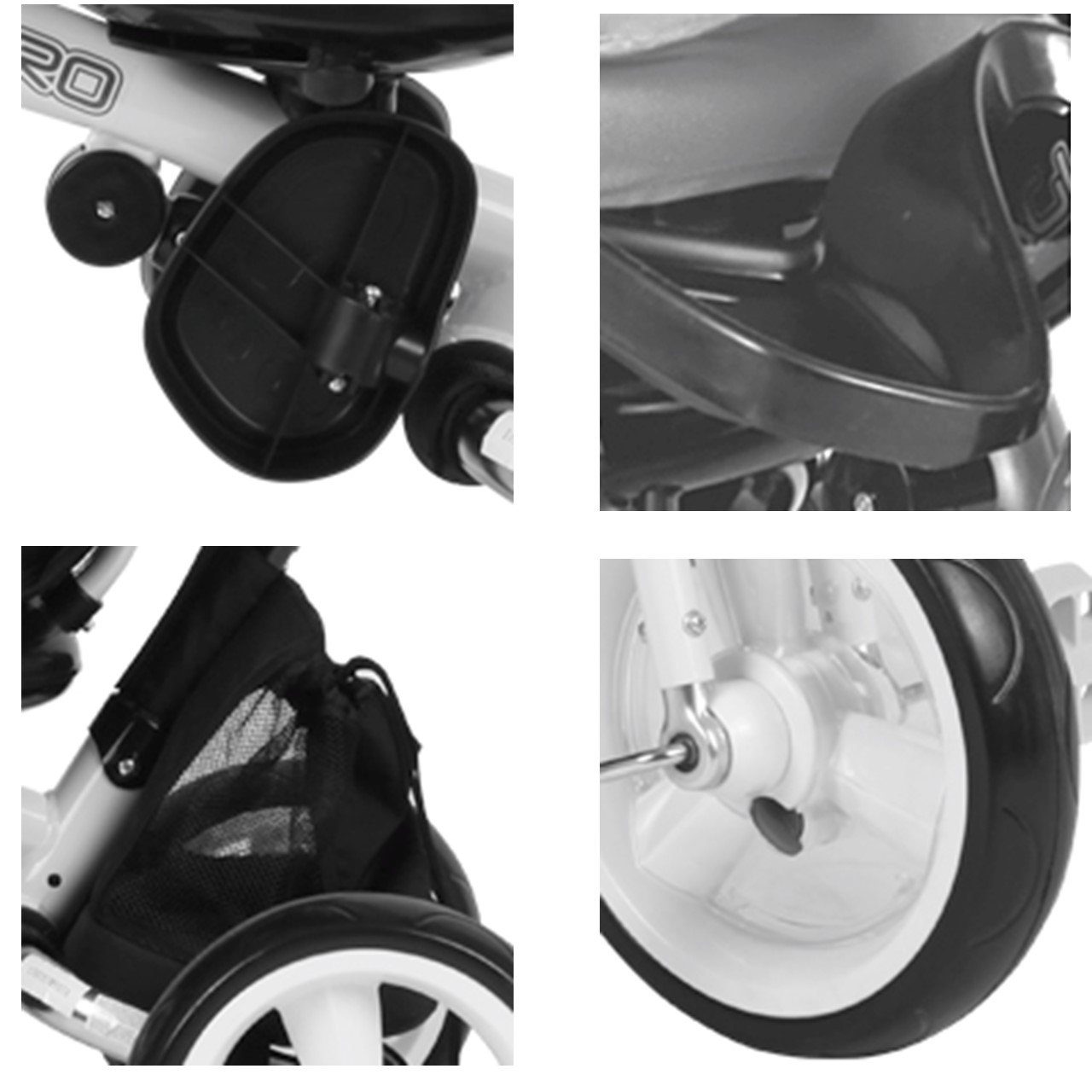 Lorelli Dreirad Tricycle Enduro 4 in 1 drehbar, klappbar, Sitz drehbar, verstellbar, Licht