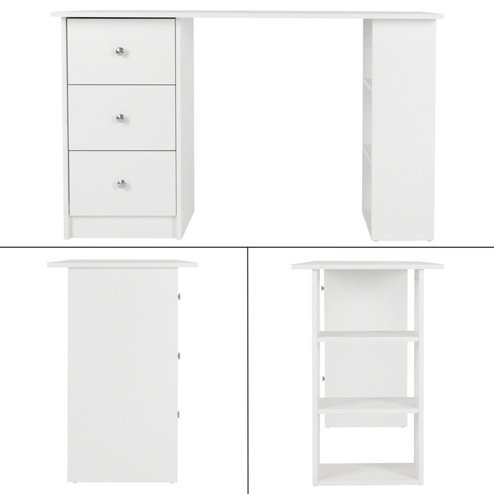 ML-DESIGN Schreibtisch Bürotisch mit 3 Schubladen, günstig online kaufen