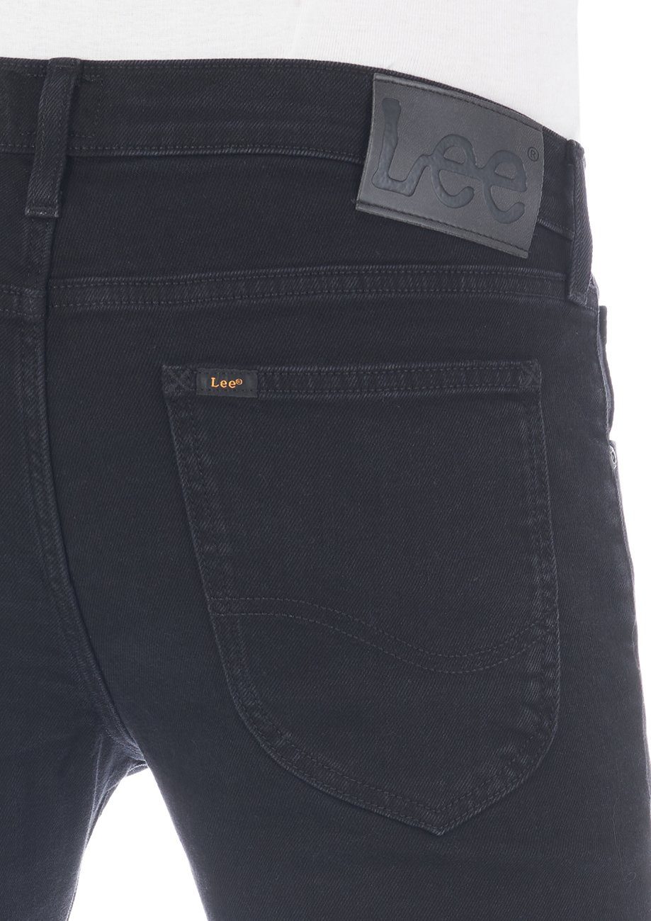 Lee® Tapered-fit-Jeans Herren Jeanshose Denim mit Luke Black Hose (LSS2PCQE3) Stretch Slim Rinse Fit Tapered