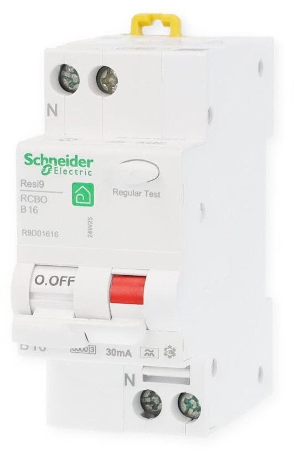 Schneider Electric Verteiler Schneider R9D01616 FI/LS-Schalter Resi9, 2-polig, B16, 30mA, Typ A