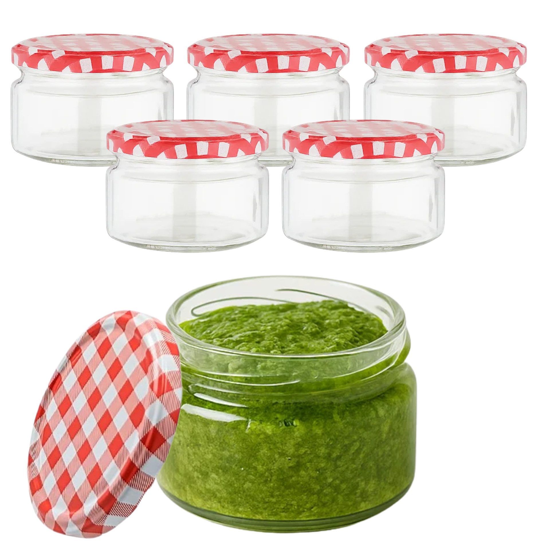 mikken Einmachglas 250ml kleine Einkochgläser