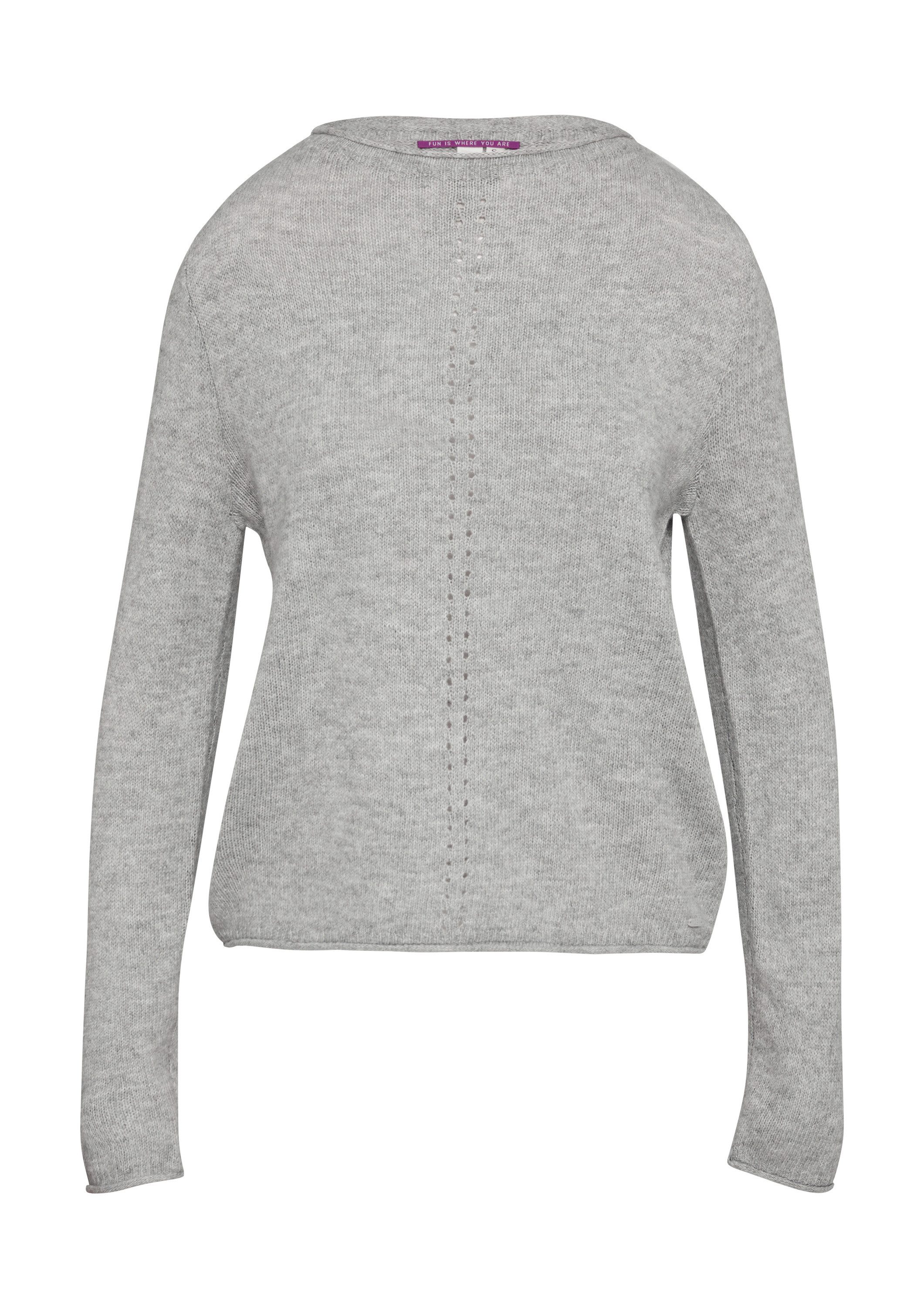 QS Longpullover Strickpullover Weicher Strickpullover mit günstig online kaufen