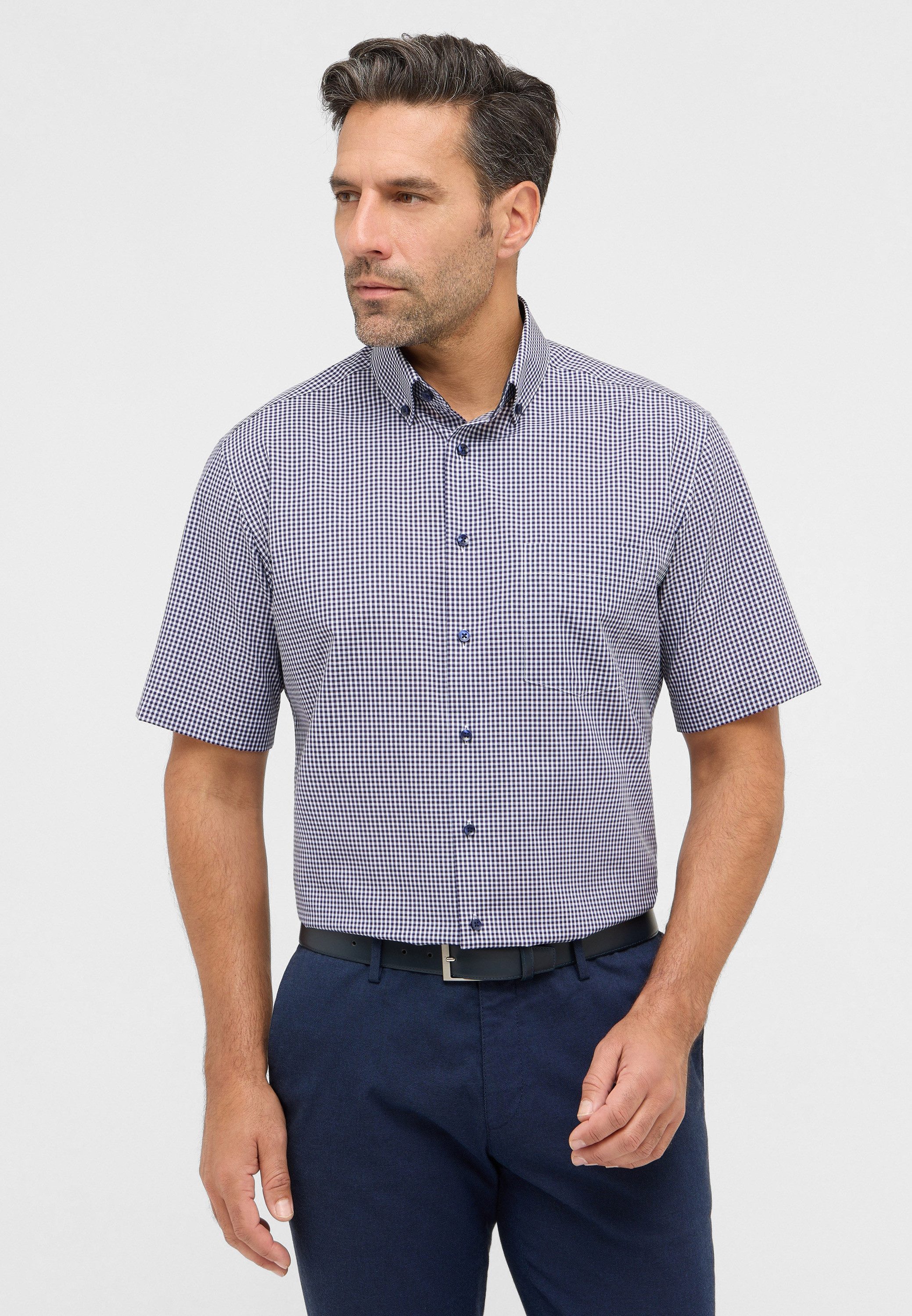 Eterna Kurzarmhemd MODERN FIT NON IRON günstig online kaufen