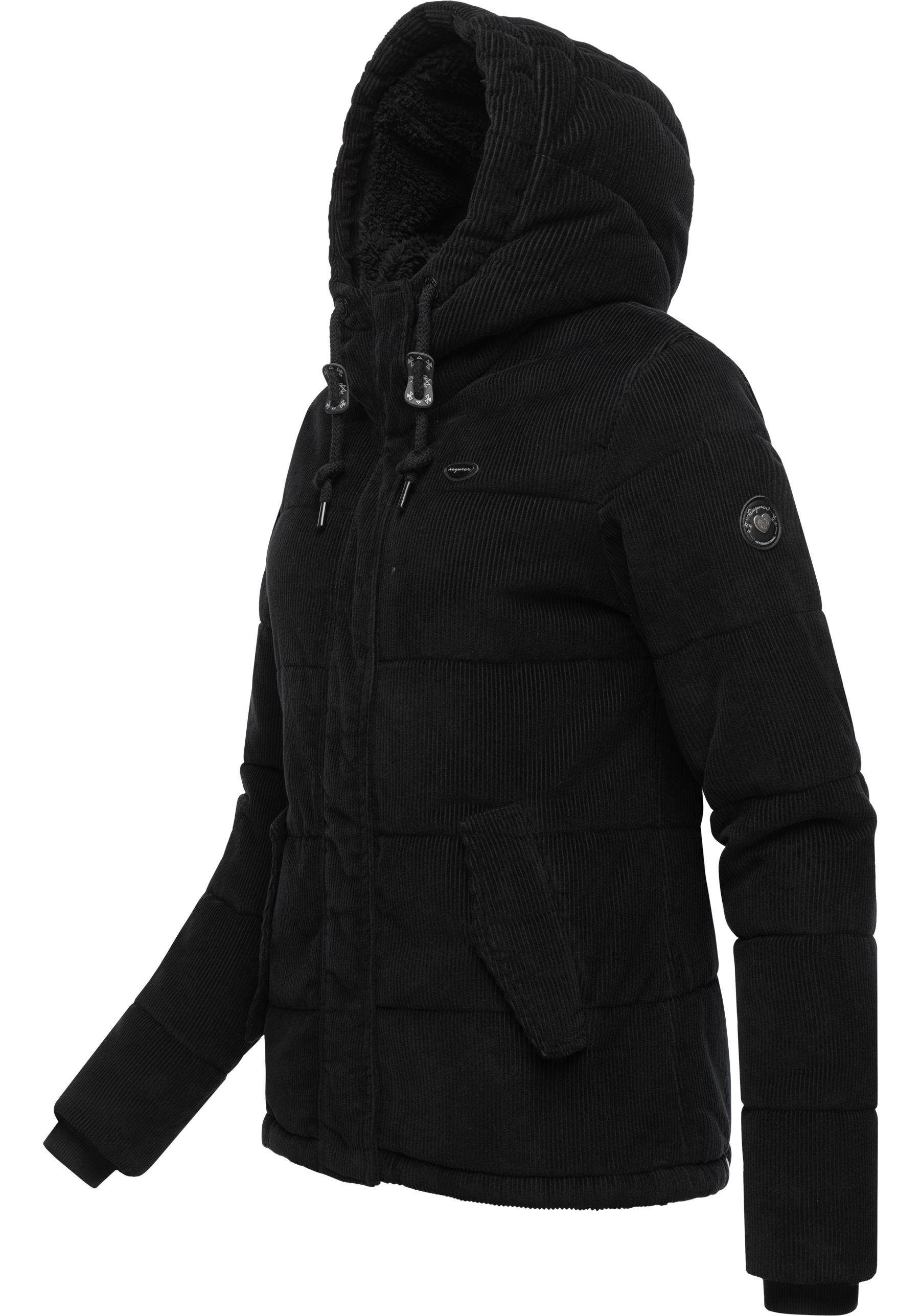 Ragwear Cordjacke Wuggys Stylische Damen Kordjacke mit flauschigem Innenfutter – Bild 2 von 4
