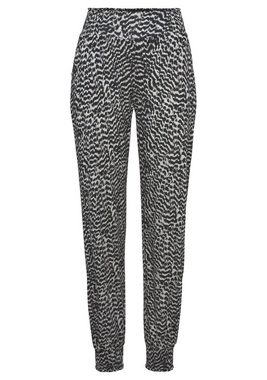 Vivance Jerseyhose mit Animalprint und Taschen, elastischer Bund, Sommerhose