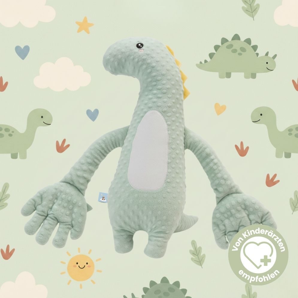 Winch Babykissen Teddybär XL - Klopfer für Kinder, schnelles und ruhiges Einschlafen, hypoallergene Materialien, kinderfreundlich, wärmend, Fernbedienung