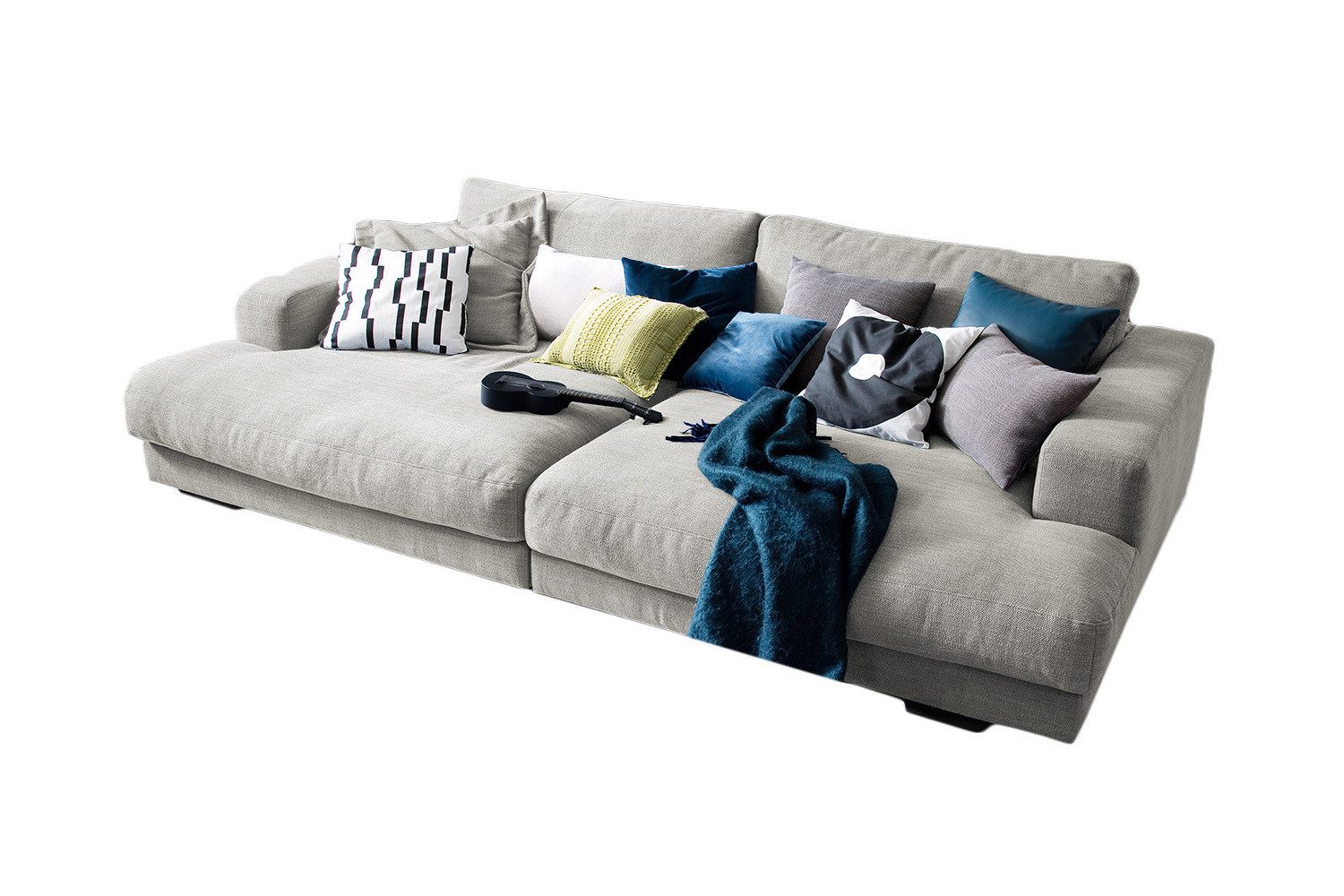 KAWOLA Big-Sofa MADELINE, Couch Stoff oder günstig online kaufen