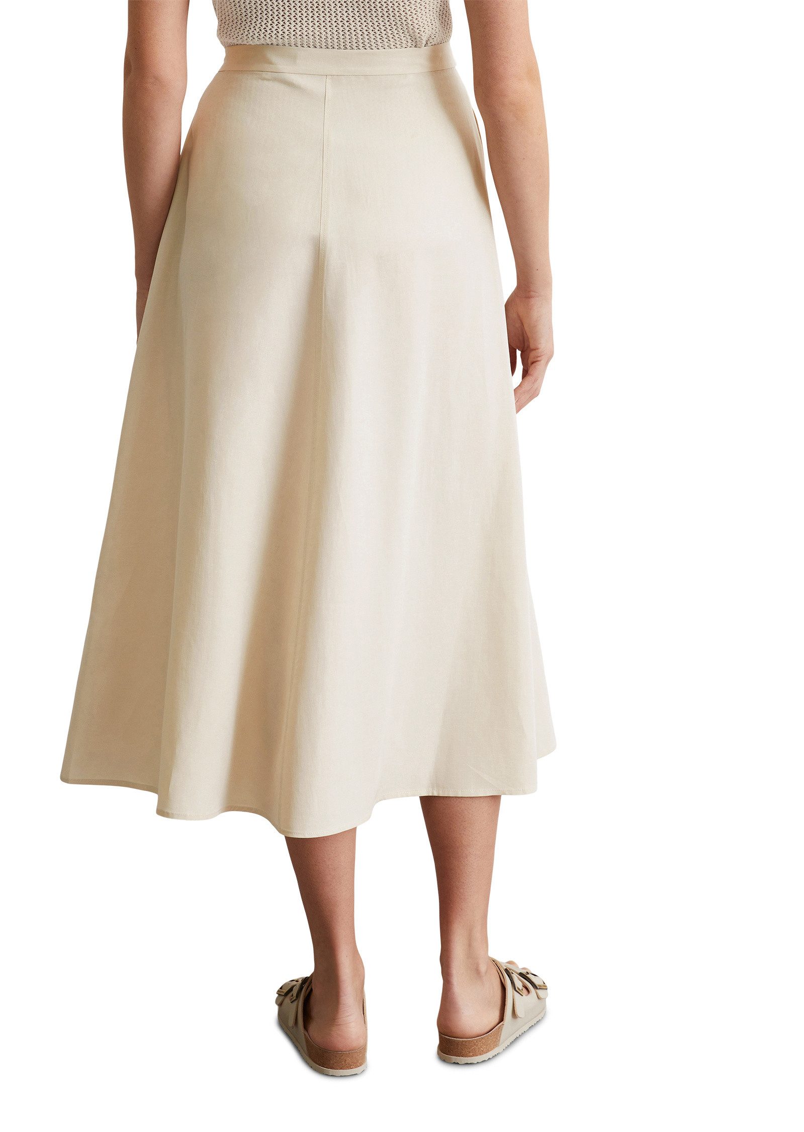 Marc O'Polo Webrock aus TENCEL™ Lyocell-Leinen-Mix