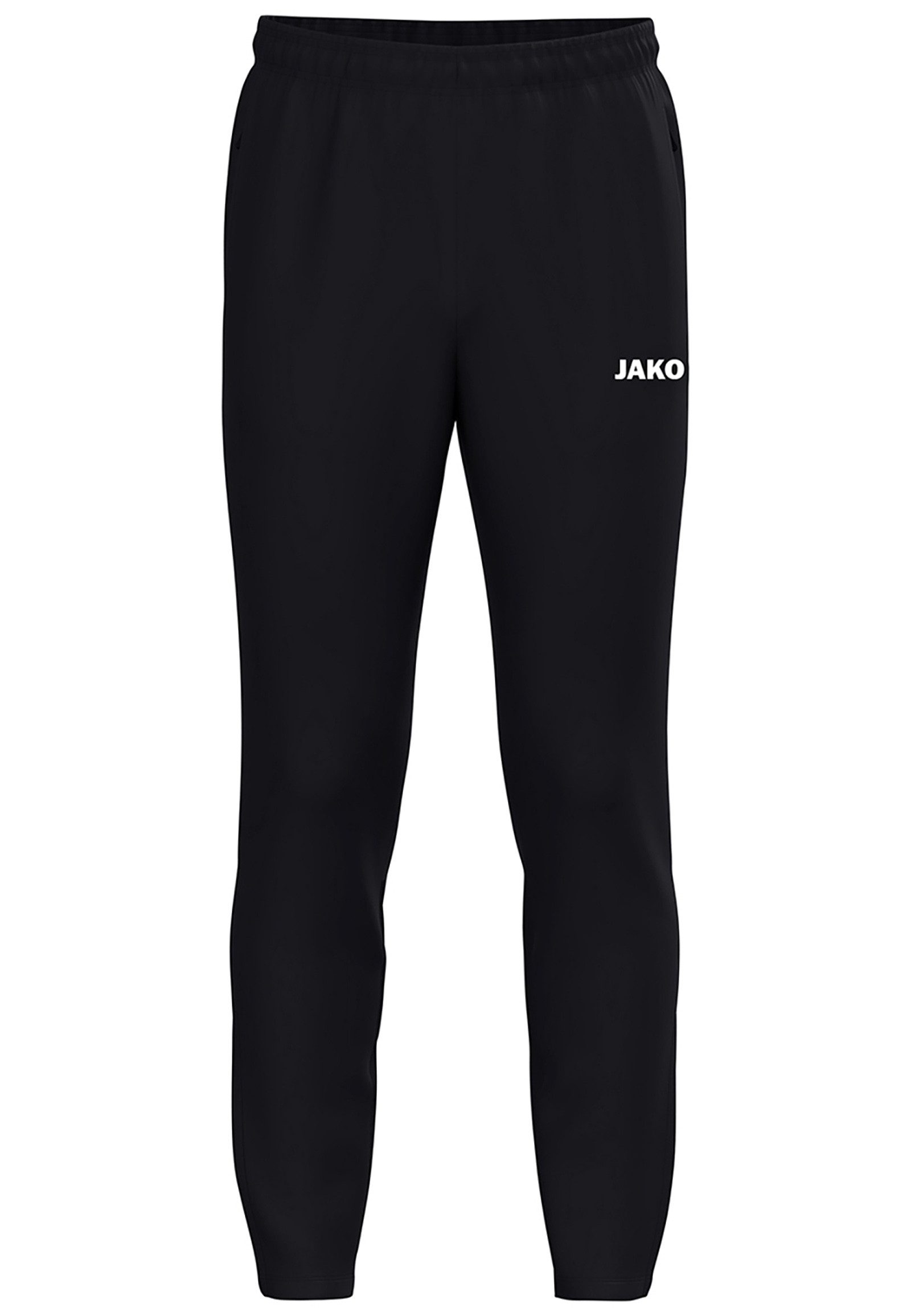 Jako Jogginghose Kordelzug Reißverschlusstaschen Beinzip für Herren (1-tlg) Recyceltes Material, Ripp-Einsätze, Beinreißverschlüsse