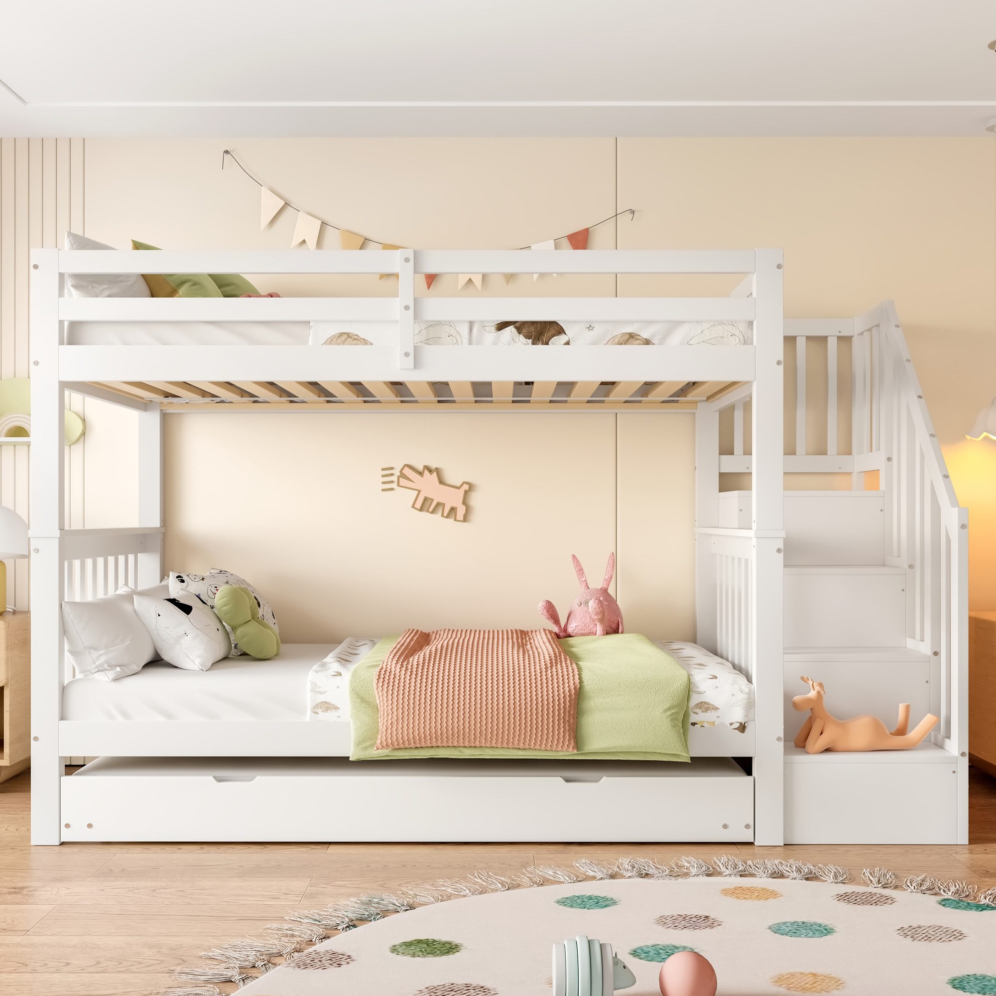 Odikalo Etagenbett 90x200 Kinderbett Hochbett mit günstig online kaufen