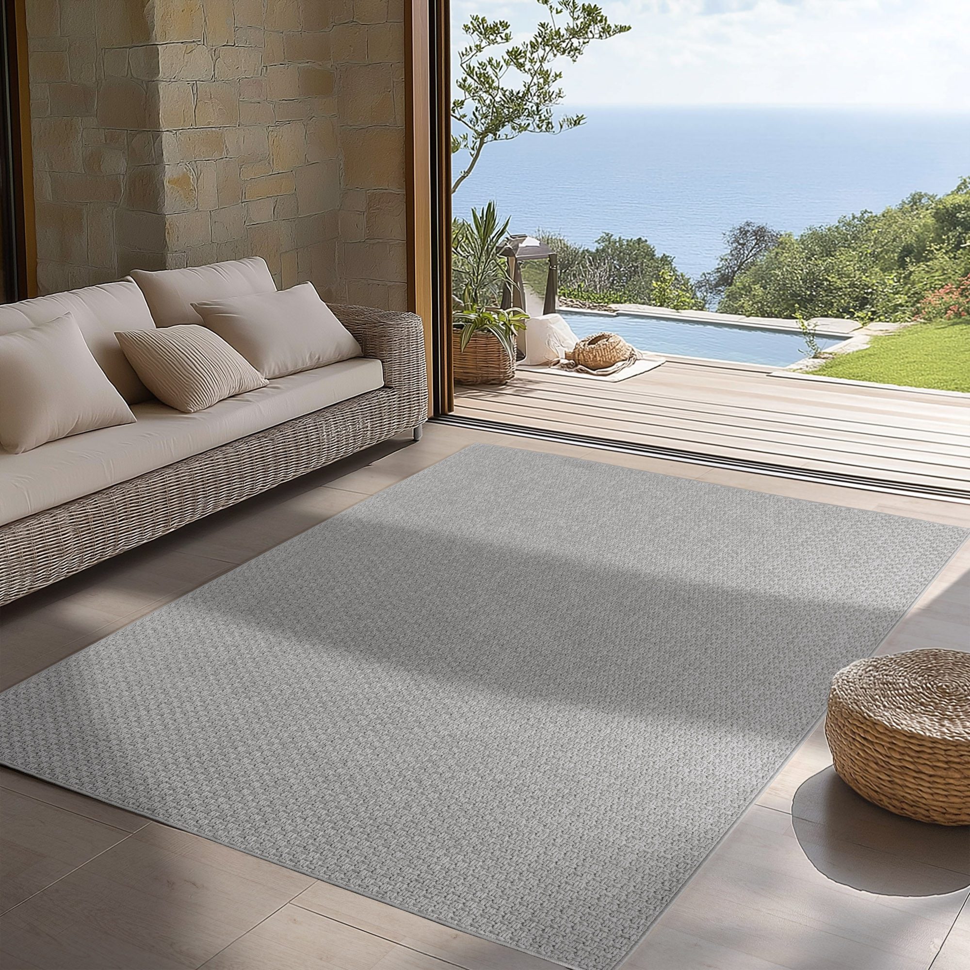 Carpettex Outdoorteppich Boho Design, Läufer, Höhe: 5 mm, Outdoor Teppich W günstig online kaufen