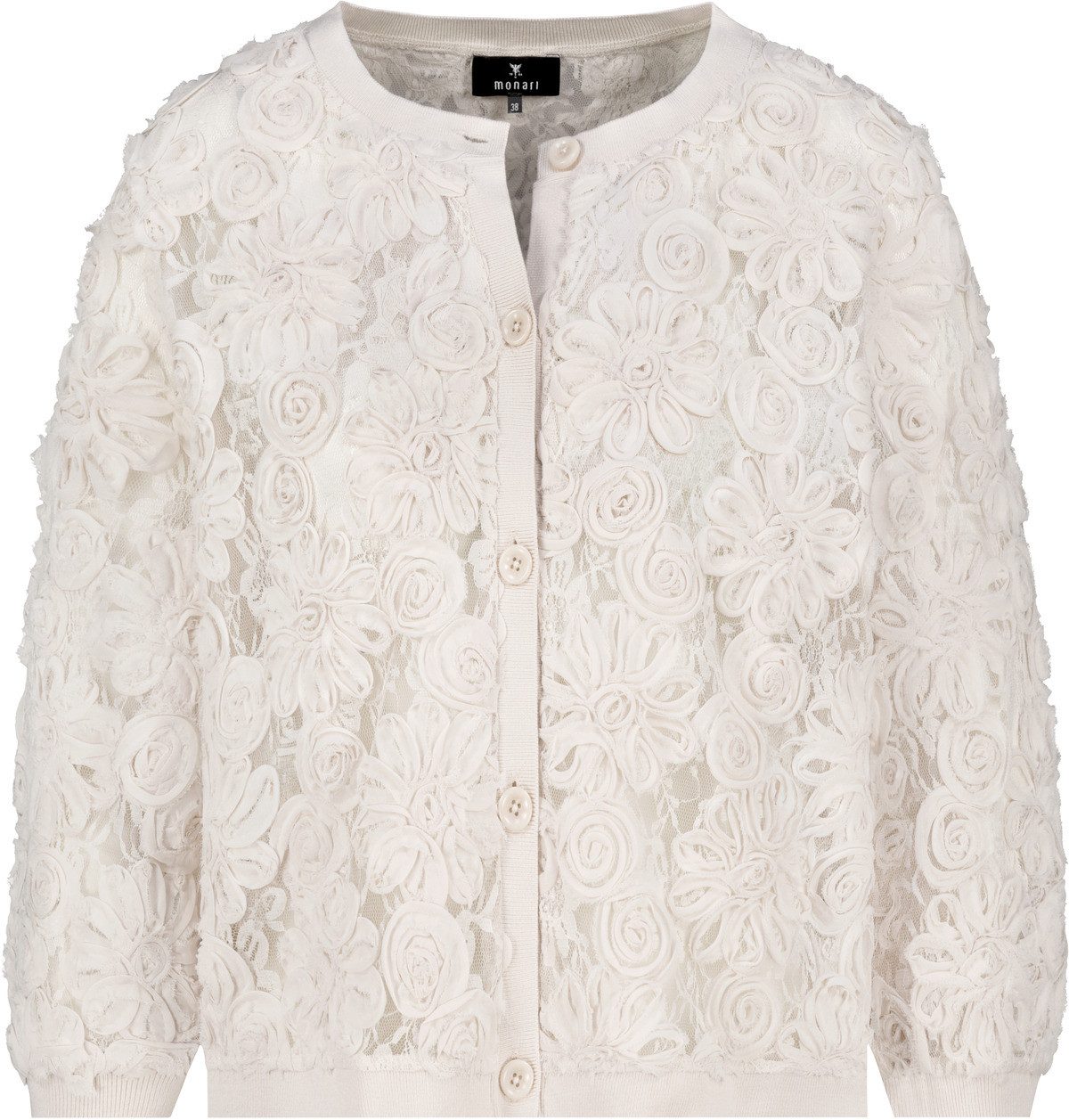 Monari Cardigan Strickjacke pearly