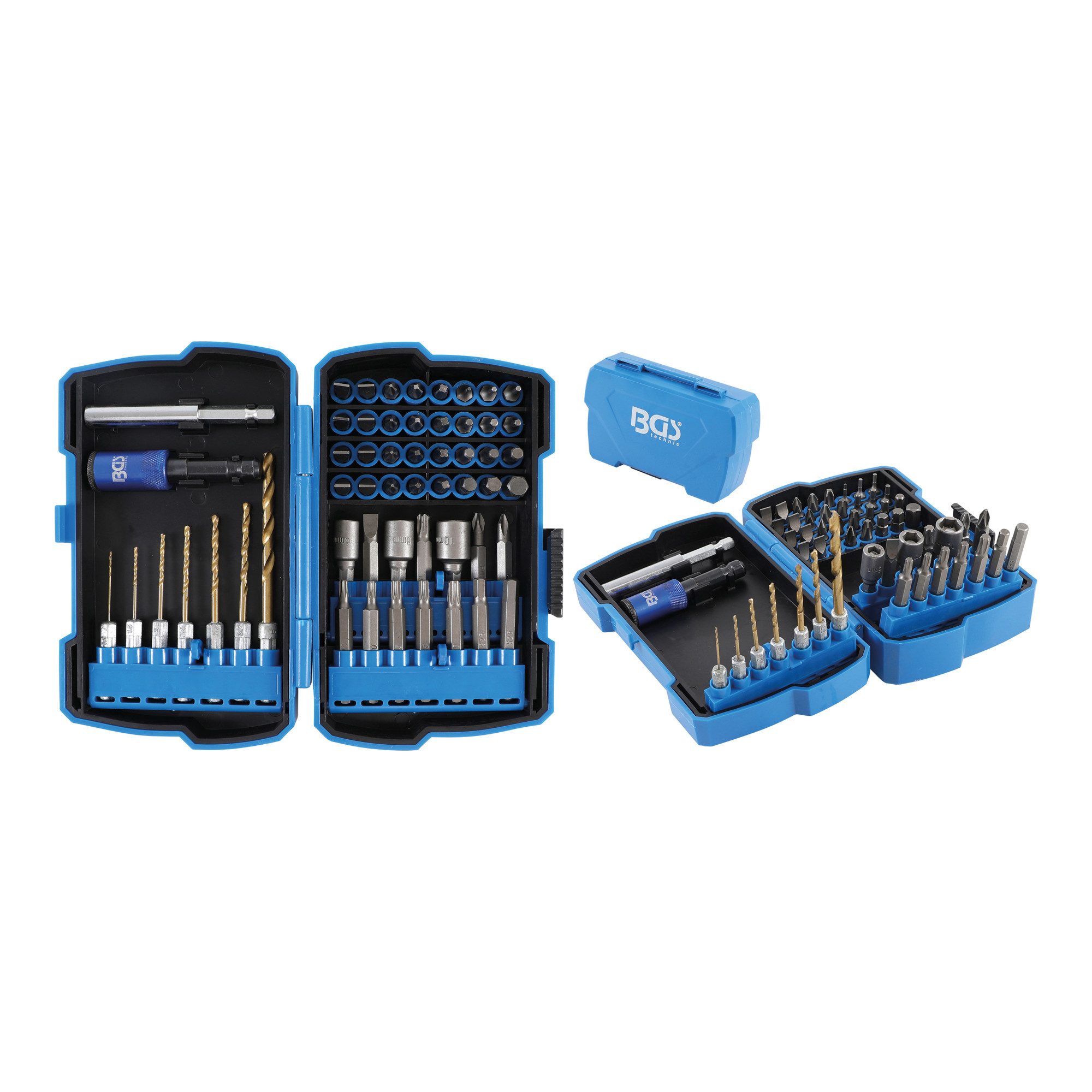 BGS technic Bit-Set BGS Bohrer- und Bit-Satz 6,3 mm (1/4 Zoll), 55-tlg.