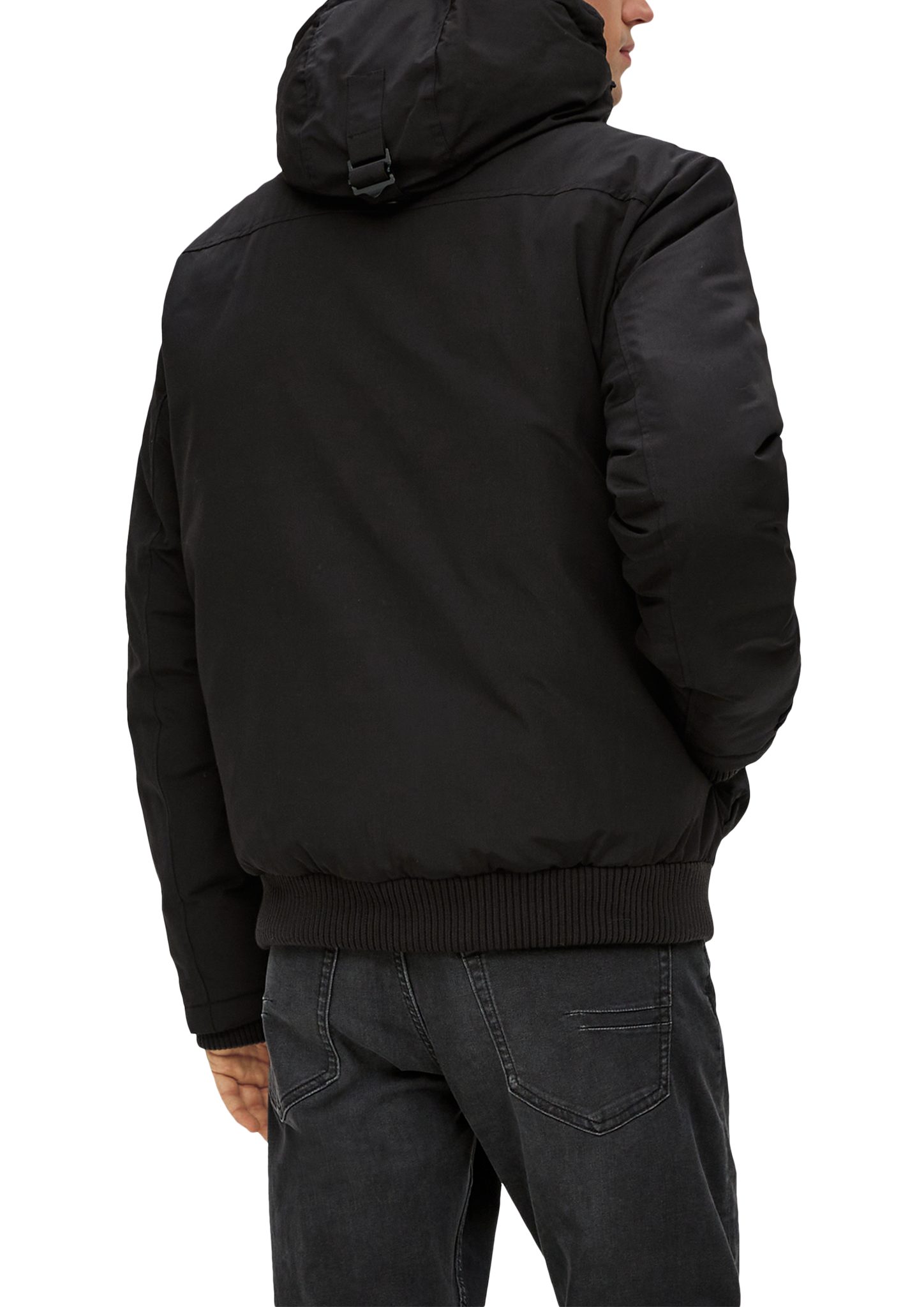s.Oliver mit Allwetterjacke schwarz Jacke Pattentaschen
