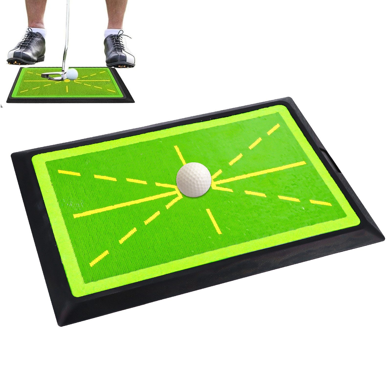 Golf-Abschlagmatte Golfschwung-Trainingsmatte, Golf-Übungswerkzeug Indoor-Golfmatte