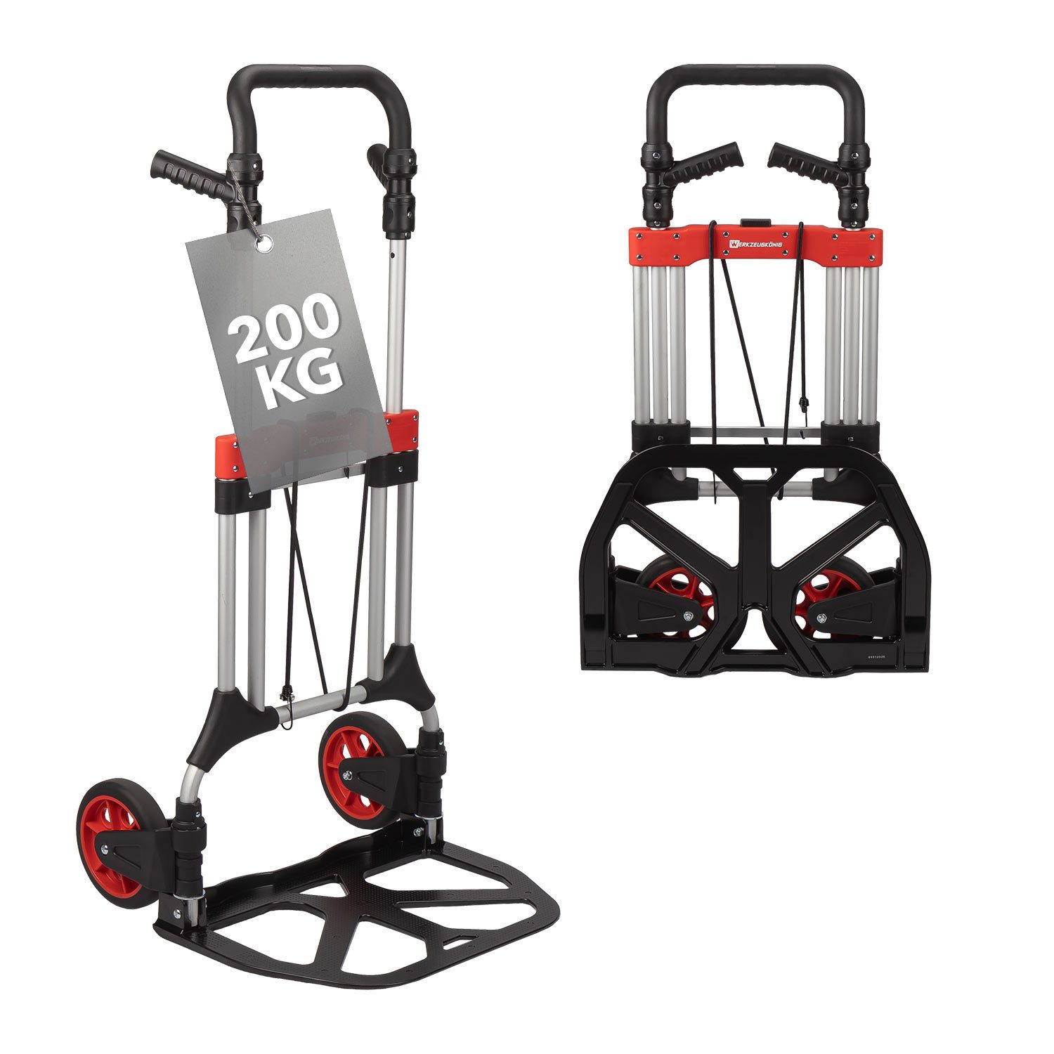 Sackkarre klappbar 200 kg mit verstellbaren Griffen