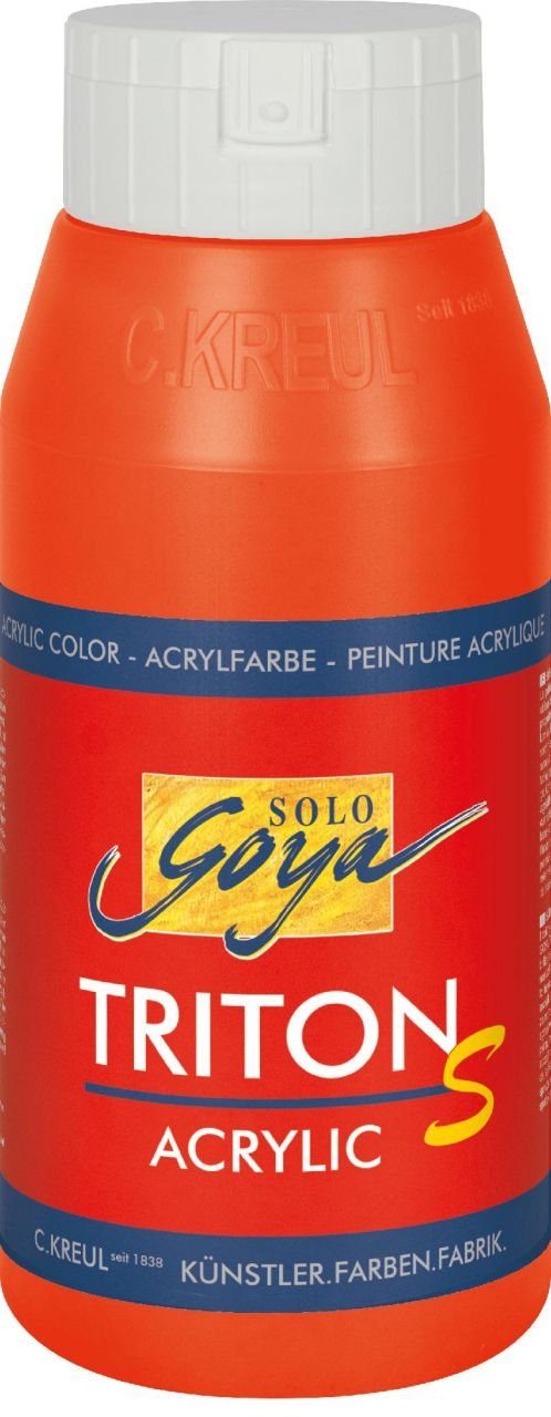 750 Kreul Solo S ml Triton Kreul Künstlerstift Goya echtrot Acrylic